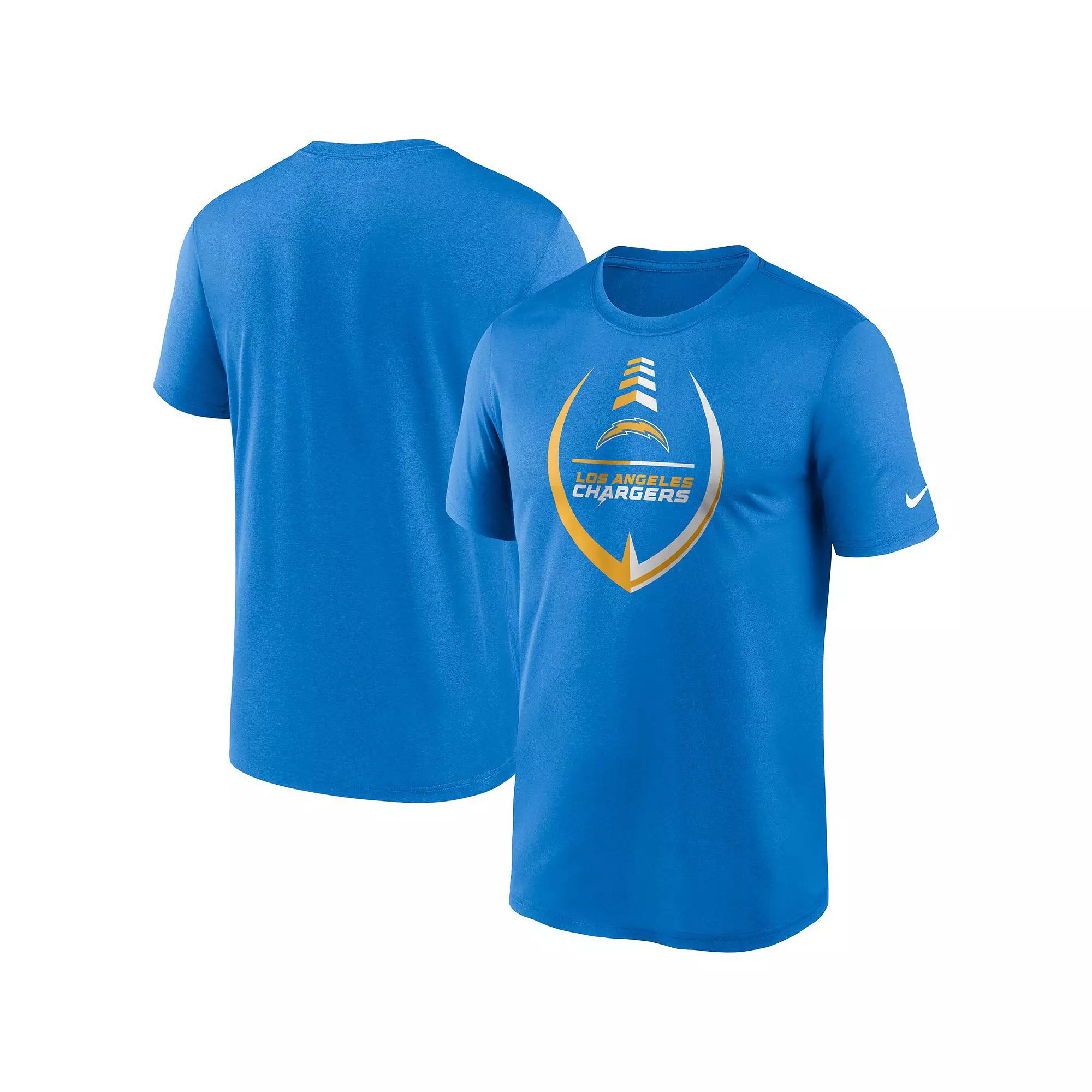 Mens Nike Powder Los Angeles Chargers Icon Legend Performance T-Shirt Product Image
