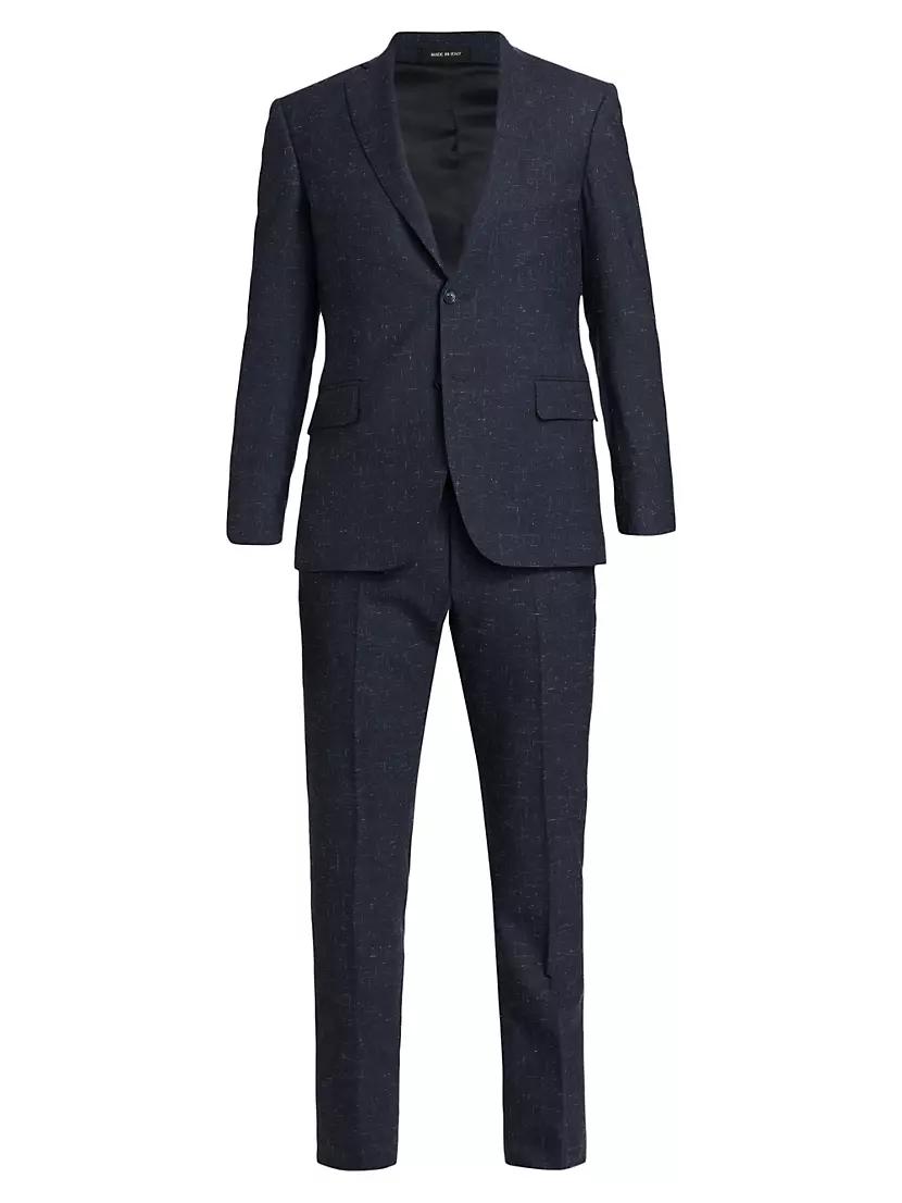Mens COLLECTION Spacedye Wool Suit Product Image
