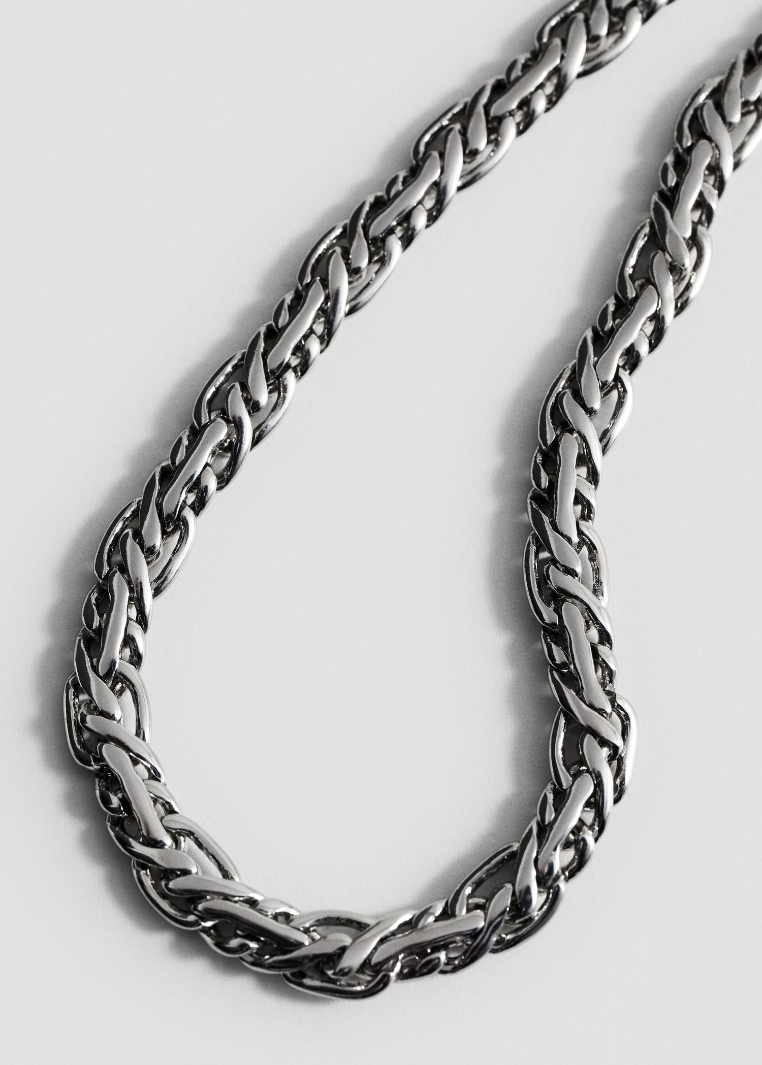 Necklace with mini links - Women | MANGO USA Product Image