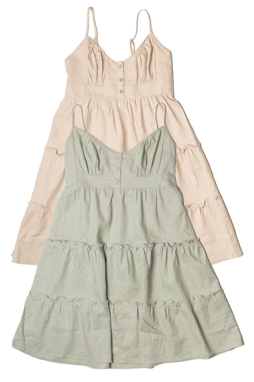 Tiered Linen Sundress Product Image