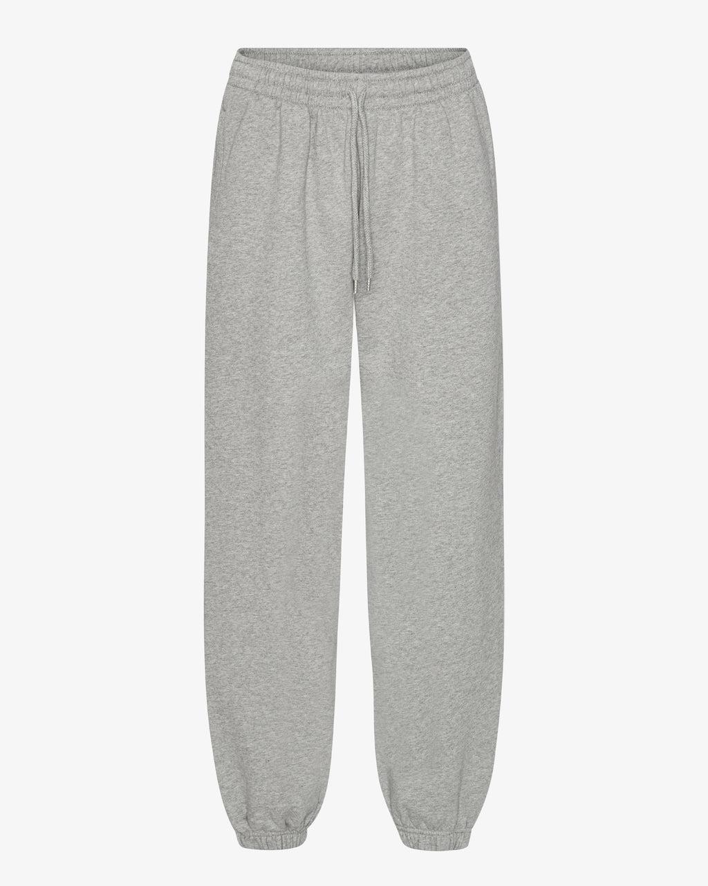 Organic Relaxed Sweatpants - Heather Grey Product Image