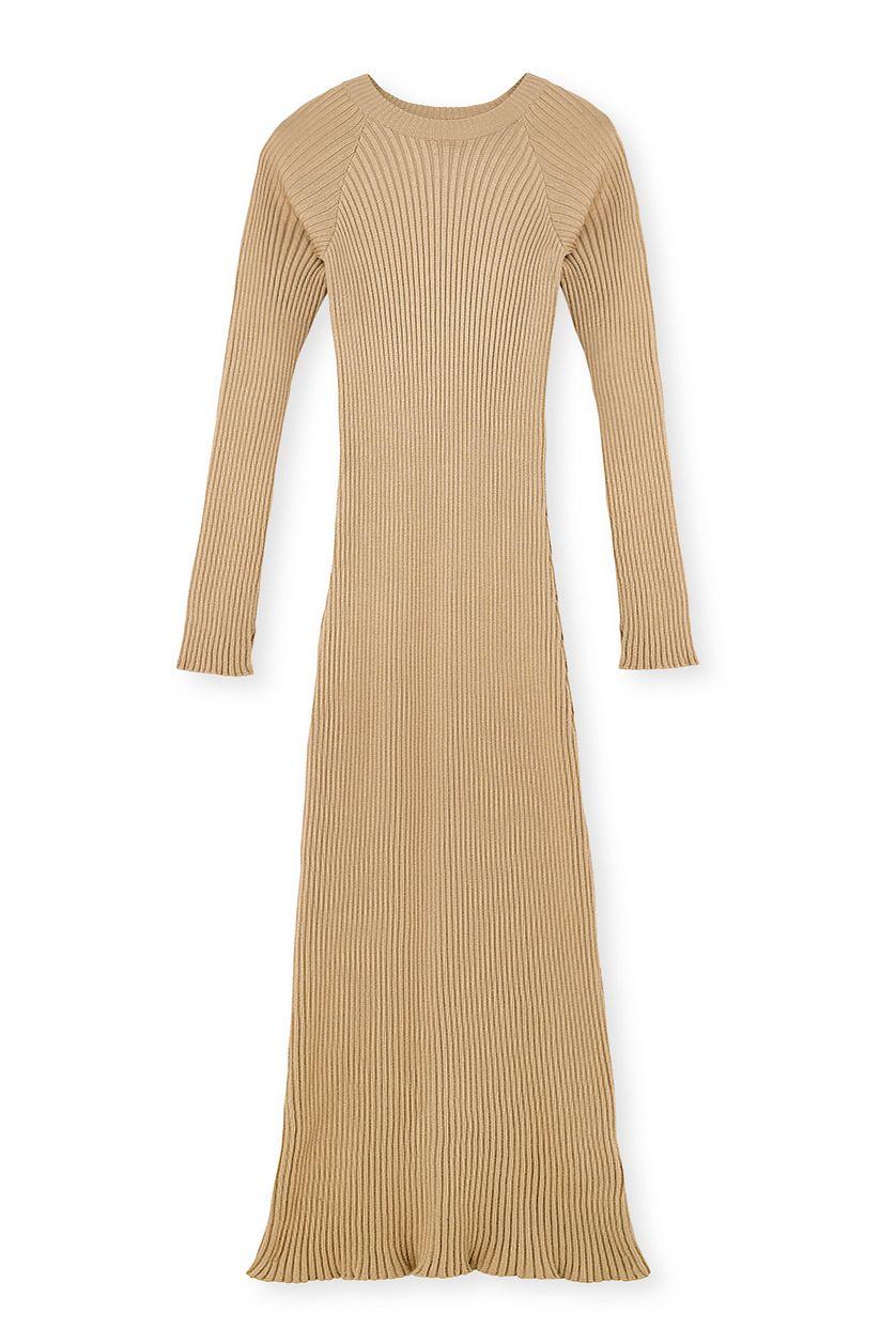 Knitted Ribbed Maxi Dress Product Image