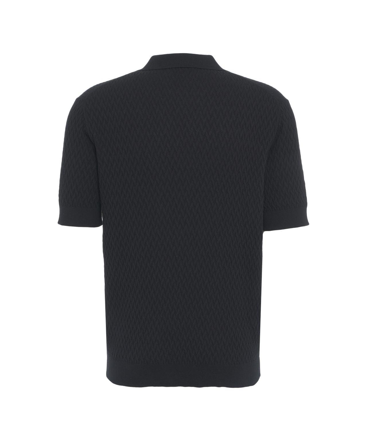 Knitted polo shirt Product Image