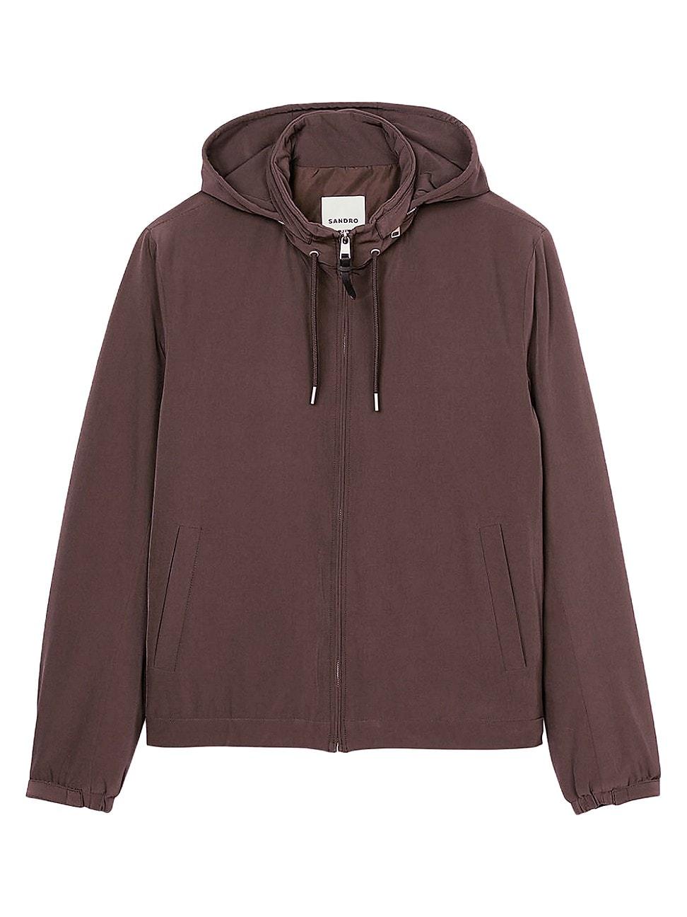 Mens Technical Fabric Hoodie Product Image