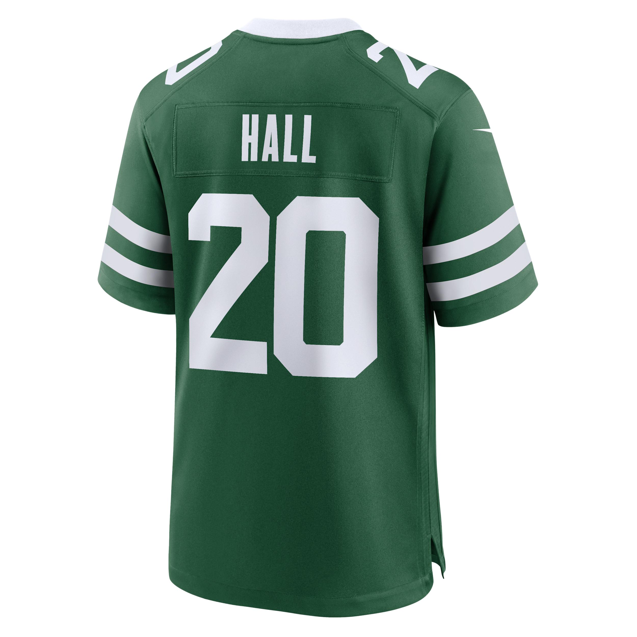 Breece Hall New York Jets Nike Mens NFL Game Football Jersey | 67NM03T672F-GT9 Product Image