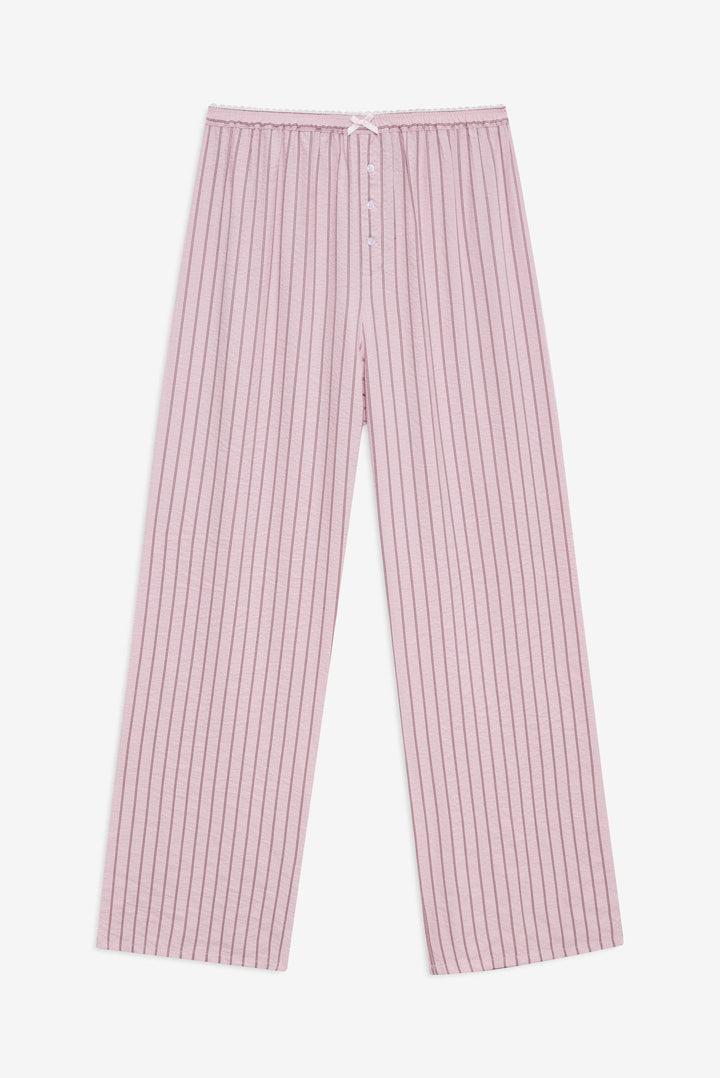Mindy Button-Down Shirt — Pink Product Image