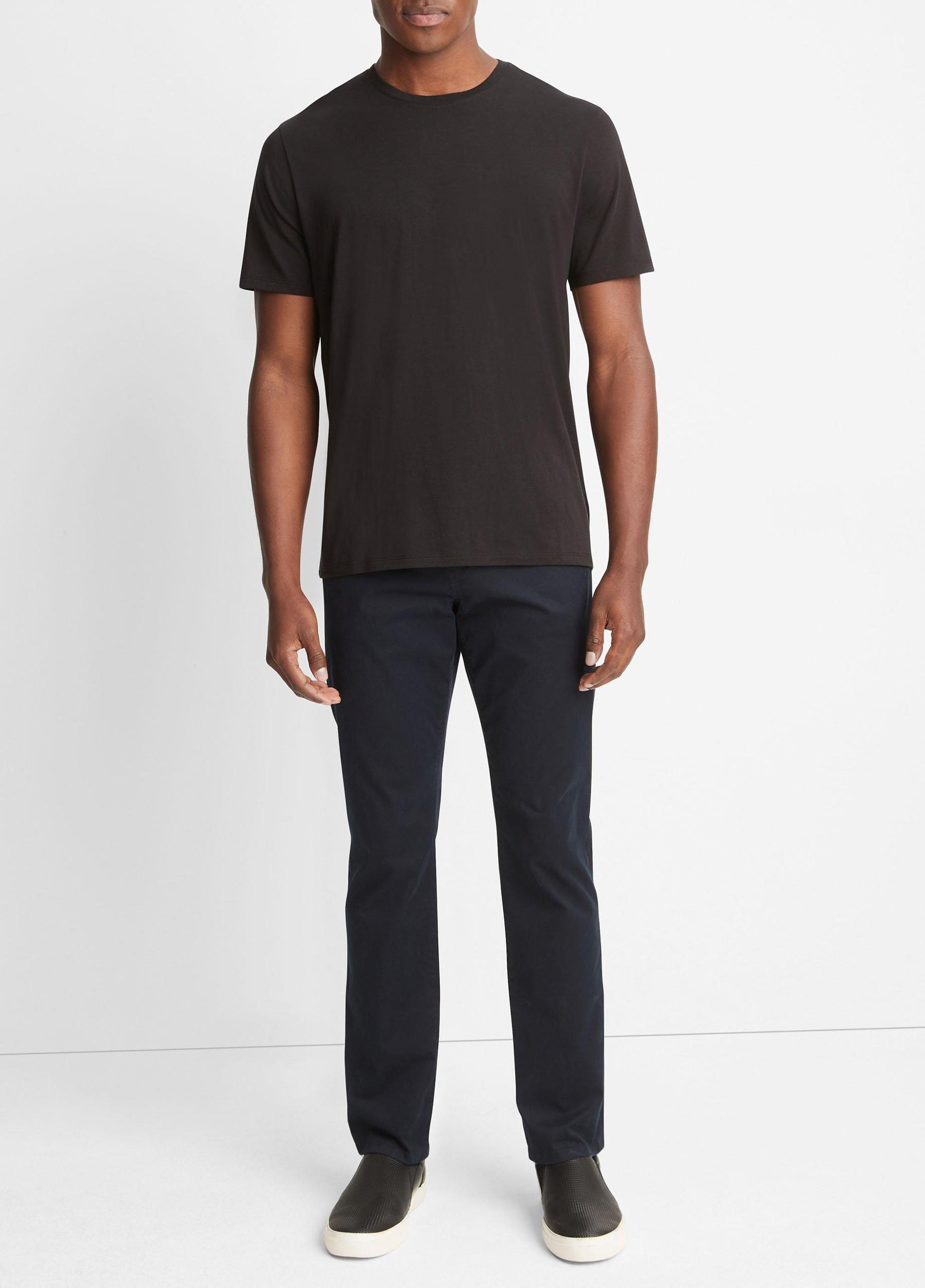 Mens Pima Cotton Crew Neck T-Shirt Vince Product Image