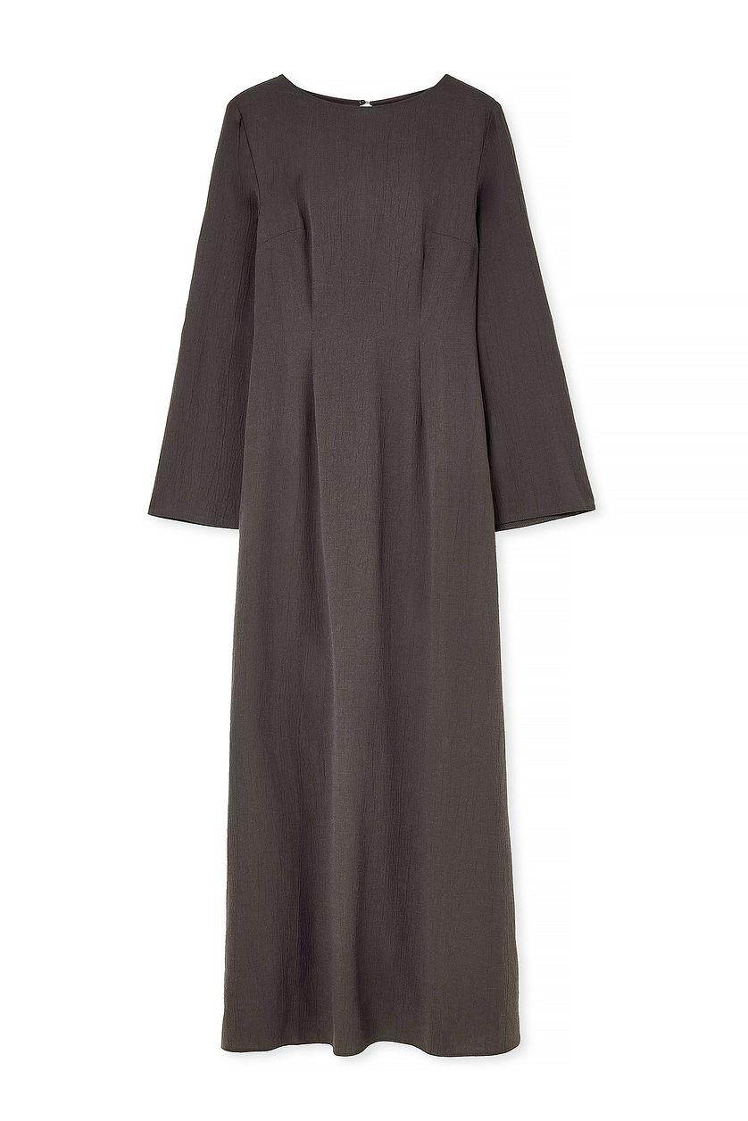 Structured Melange Open Back Dress Product Image