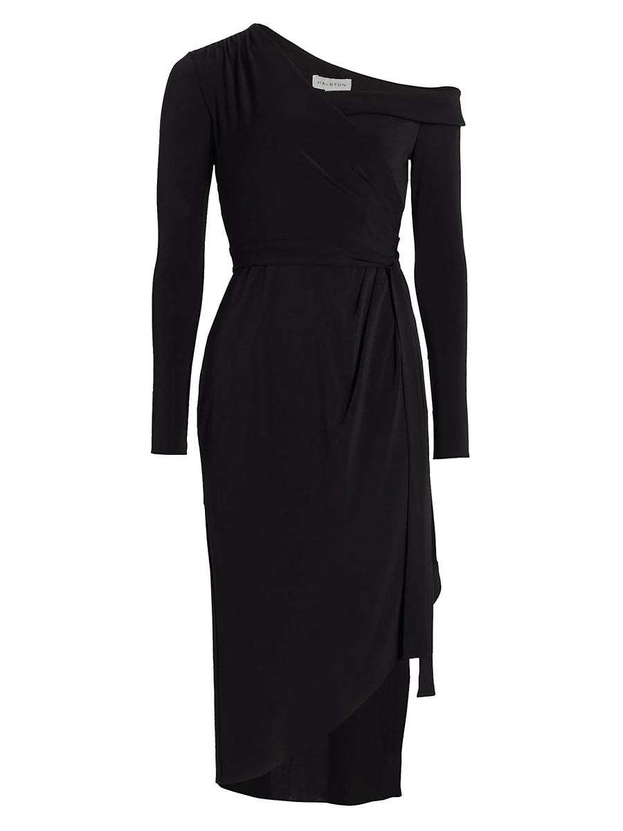 Womens Eden One-Shoulder Jersey Midi-Dress Product Image