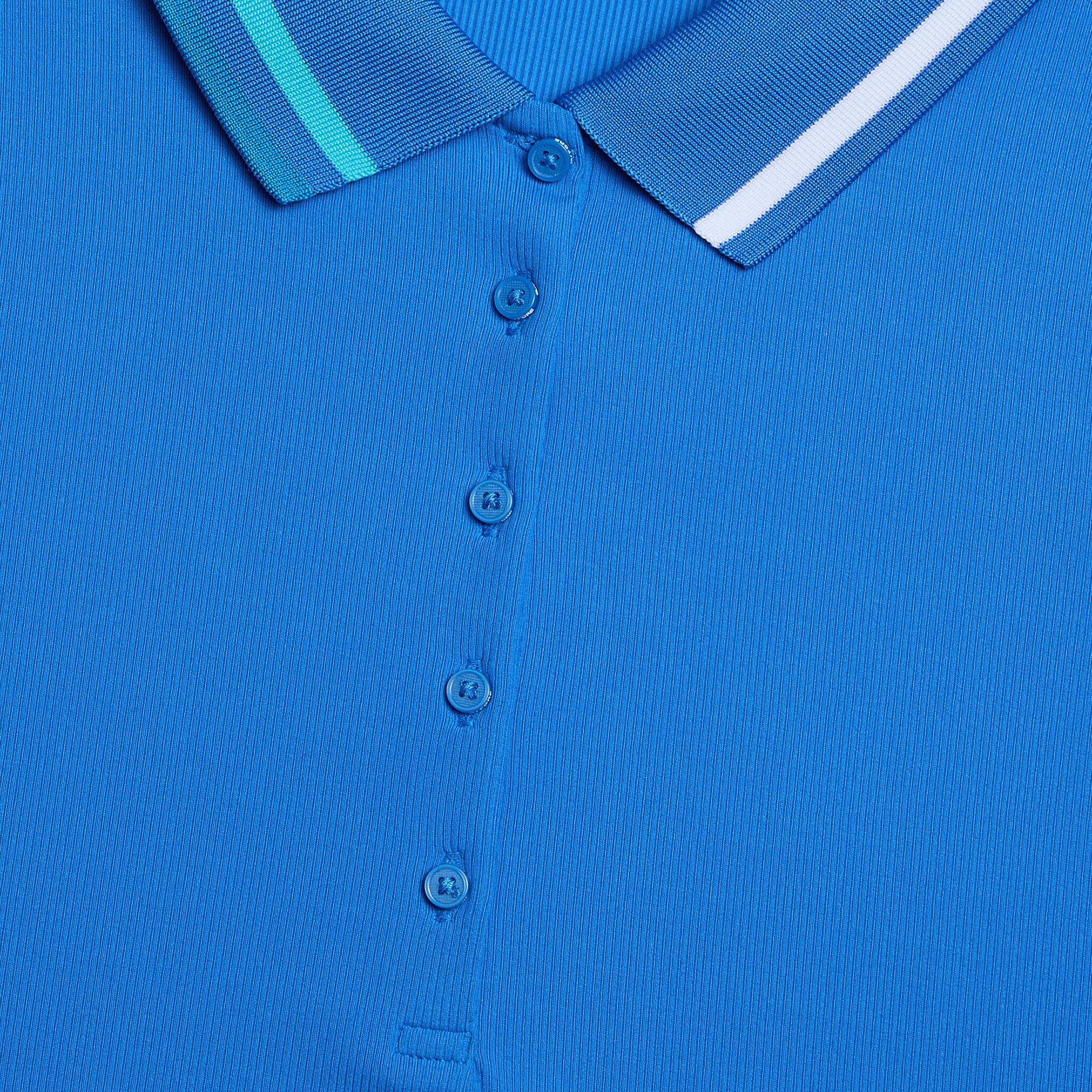 RIBBED TECH NYLON SLEEVELESS POLO Product Image