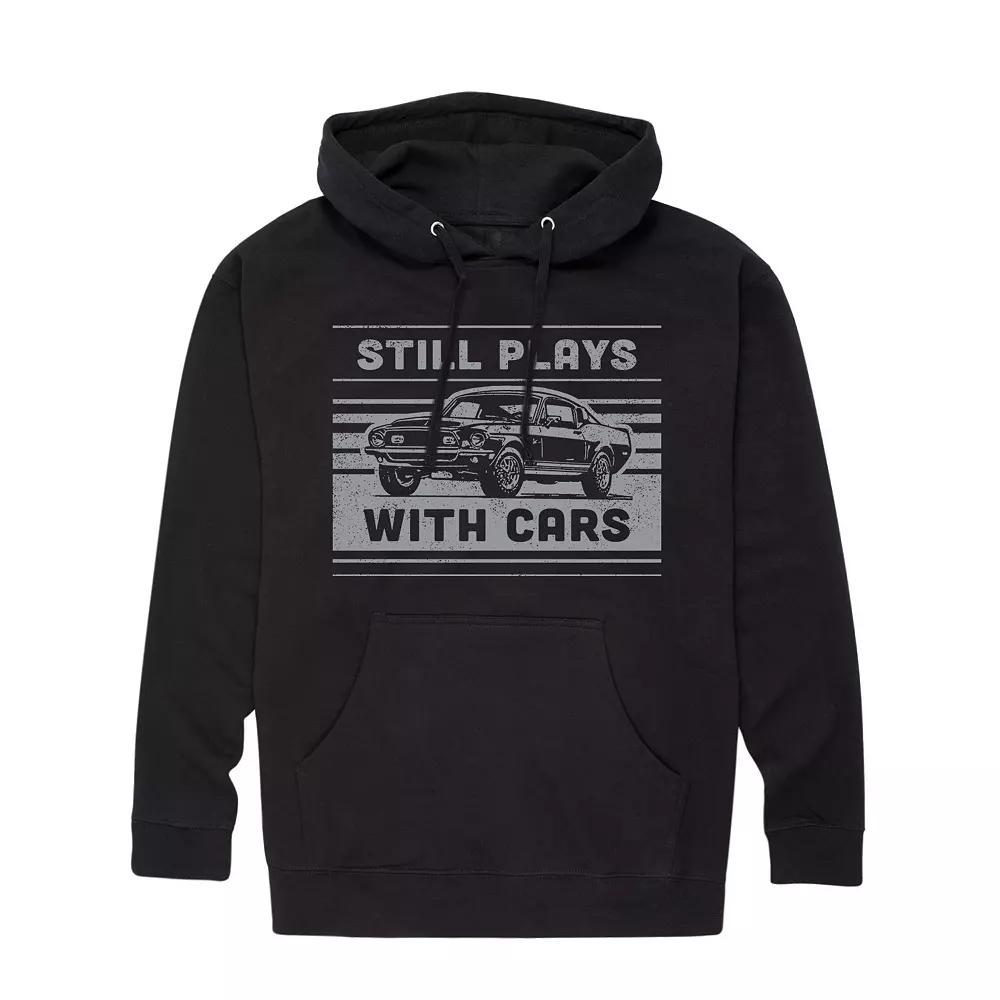 Men's "Still Plays With Cars" Hoodie,  Product Image