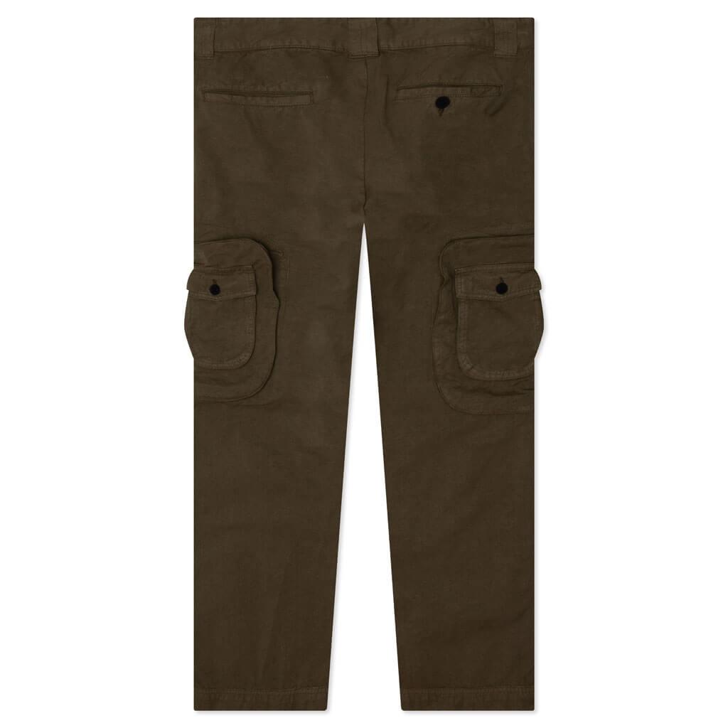 Canvas Cargo Pants - Dark Olive Male Product Image