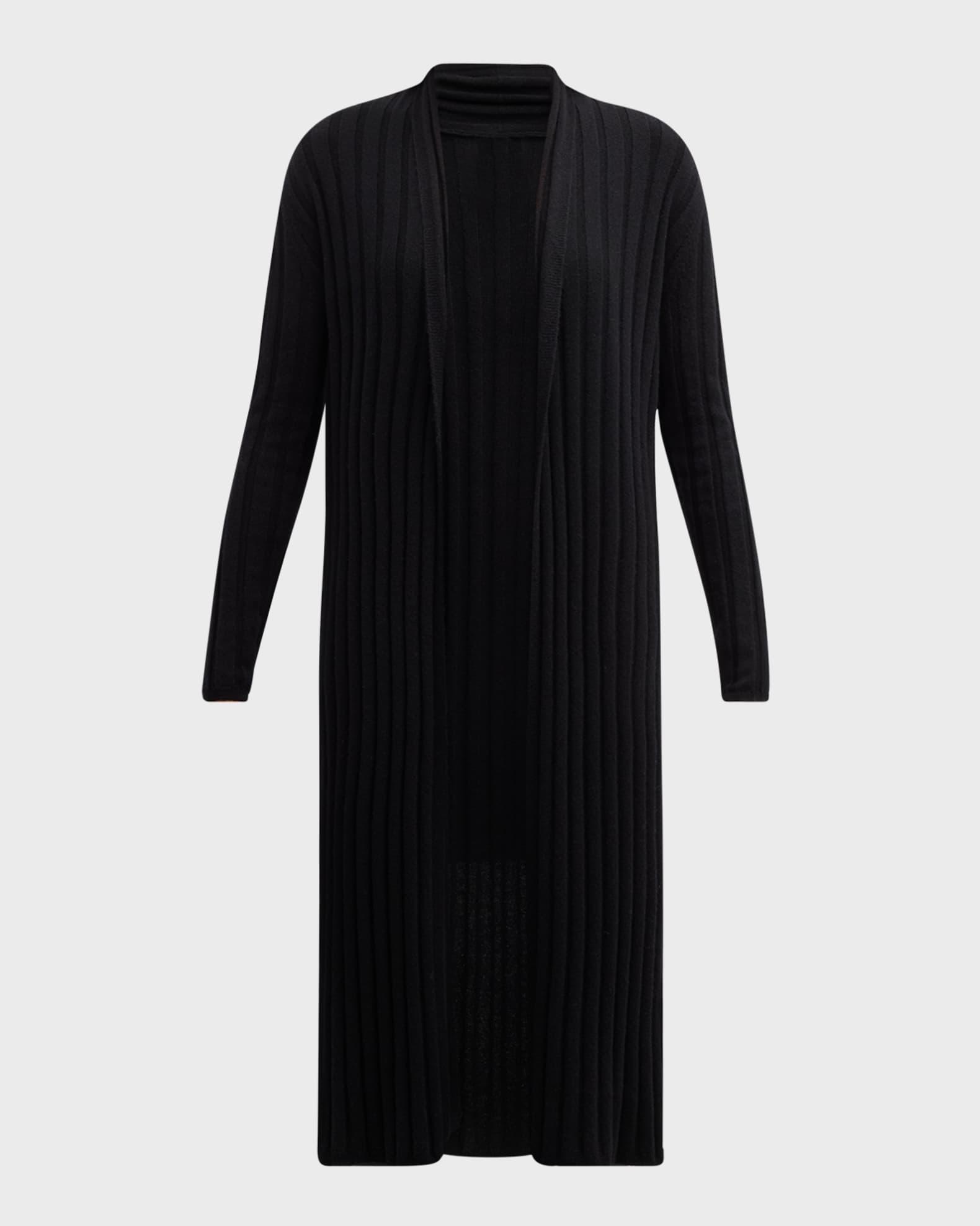 Cashmere Ribbed Duster Cardigan Product Image