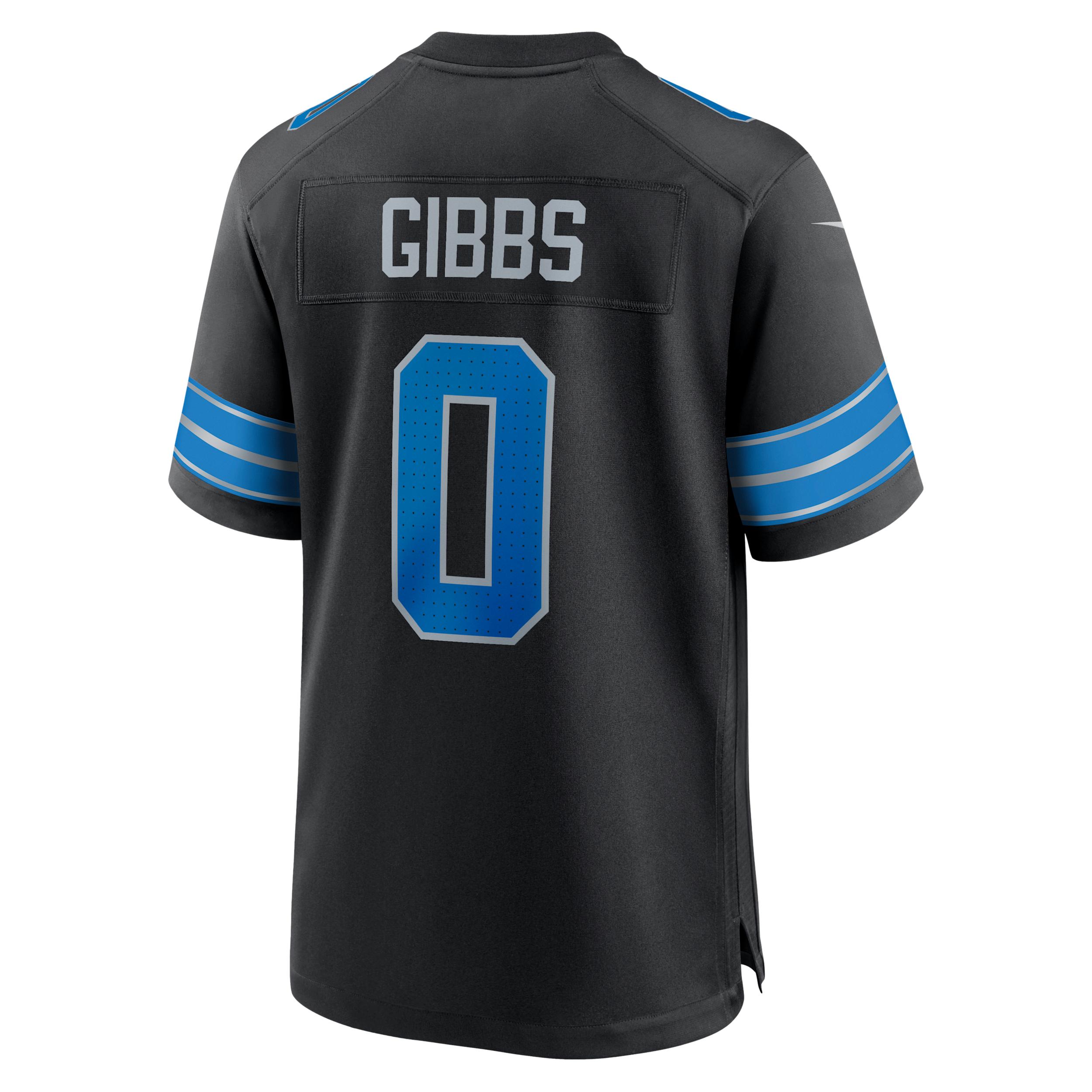 Jahmyr Gibbs Detroit Lions Nike Mens NFL Game Jersey | 67NM0B9M9JF-DEC Product Image