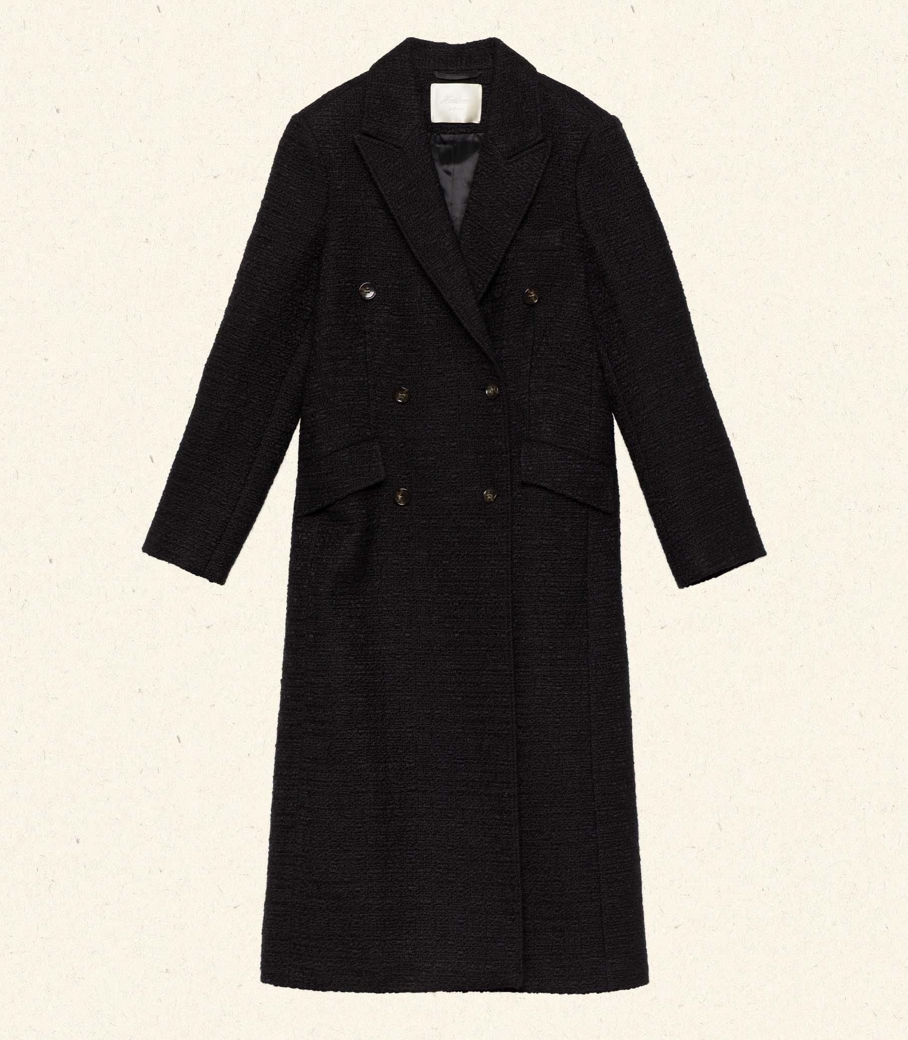 WILHELMINA COAT -- BLACK Product Image