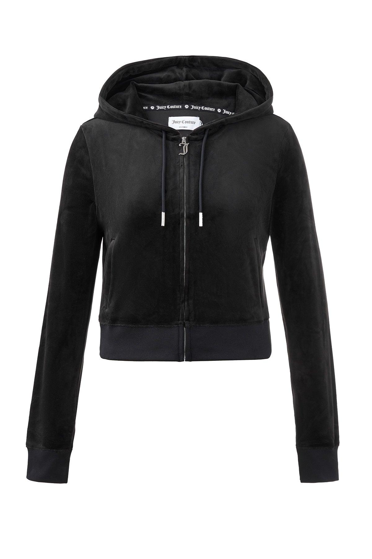 Ombre Big Bling Velour Hoodie Product Image