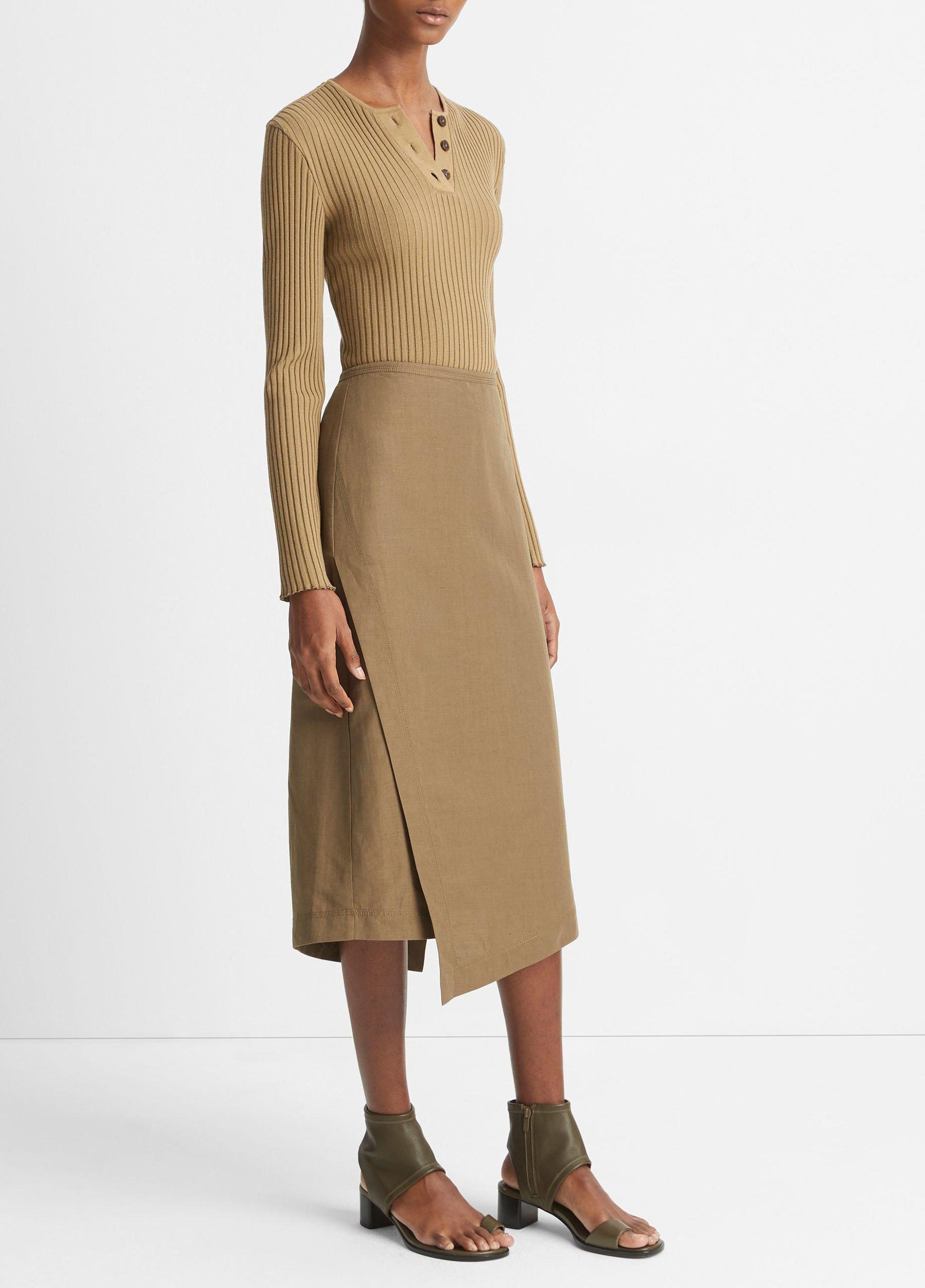 Utility Asymmetric Paneled Skirt Product Image