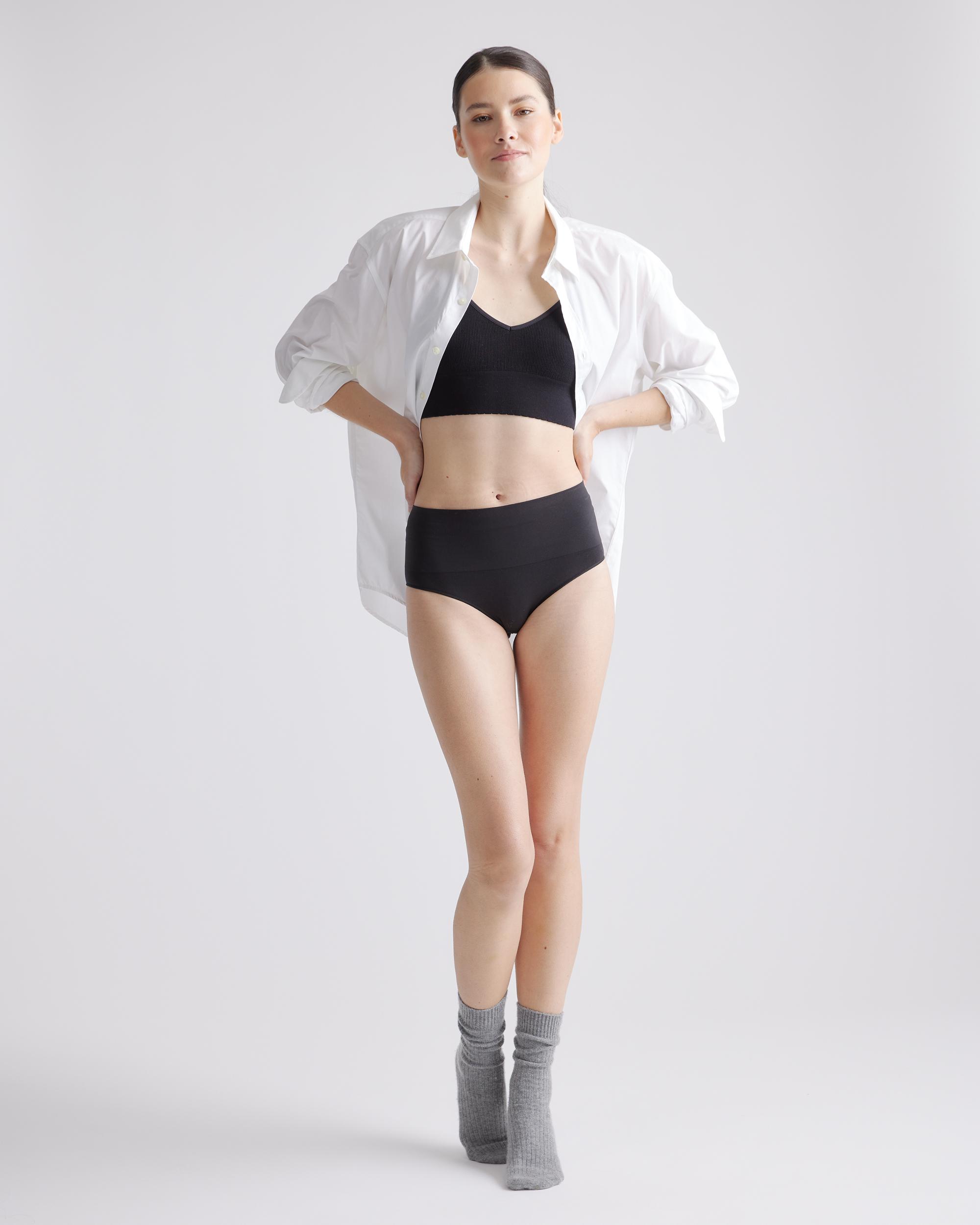 Quince | Women's Shaping High-Waisted Brief Nylon/Spandex Product Image