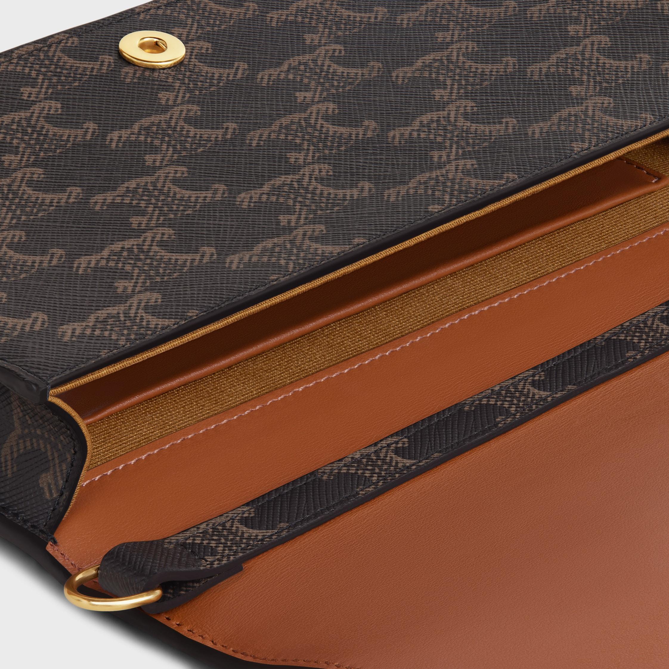 MULTIPOCHETTE IN TRIOMPHE CANVAS and calfskin Product Image
