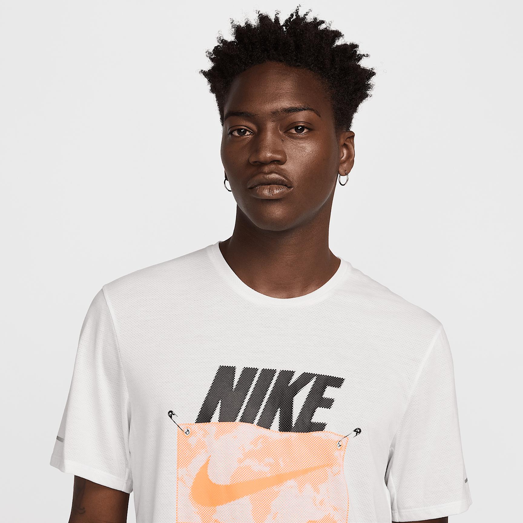 Nike Mens Rise 365 Run Energy Dri-FIT Running Short-Sleeve Top | HJ4158-121 Product Image