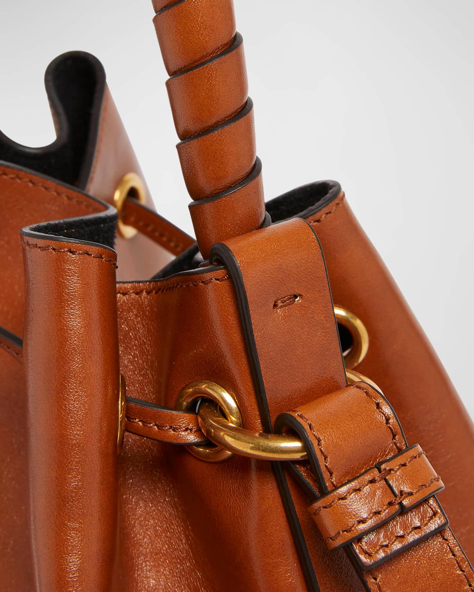 Marcie Bucket Bag in Shiny Calfskin Product Image