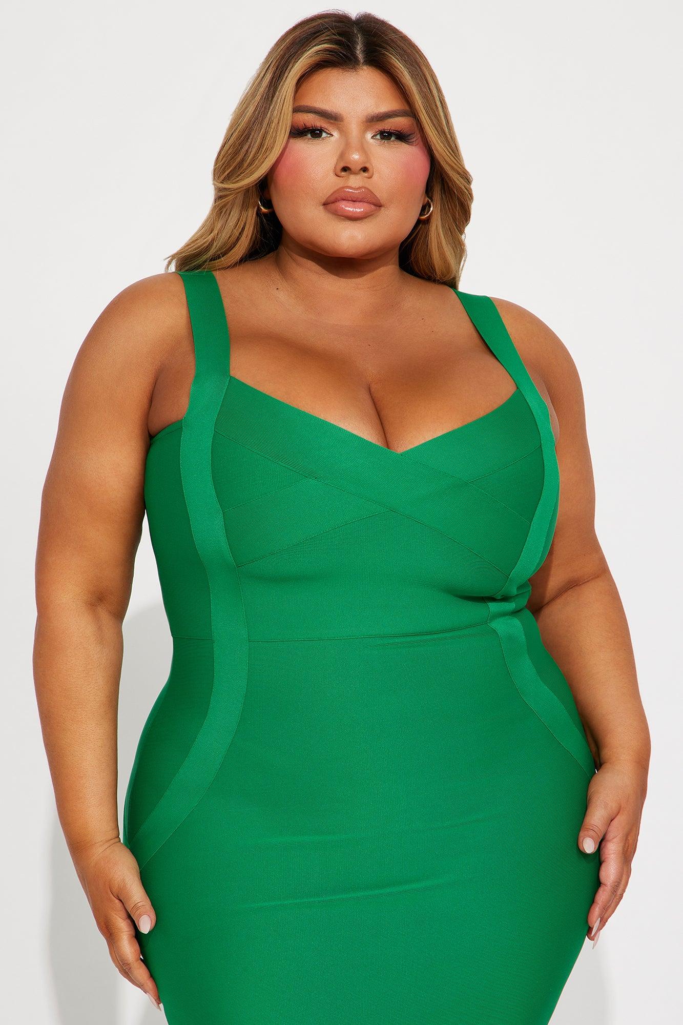 Elise Bandage Midi Dress - Kelly Green Product Image