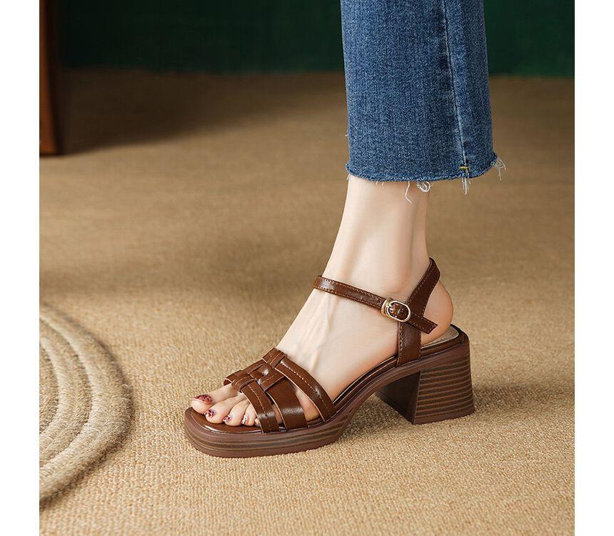 Block Heel Sandals Product Image