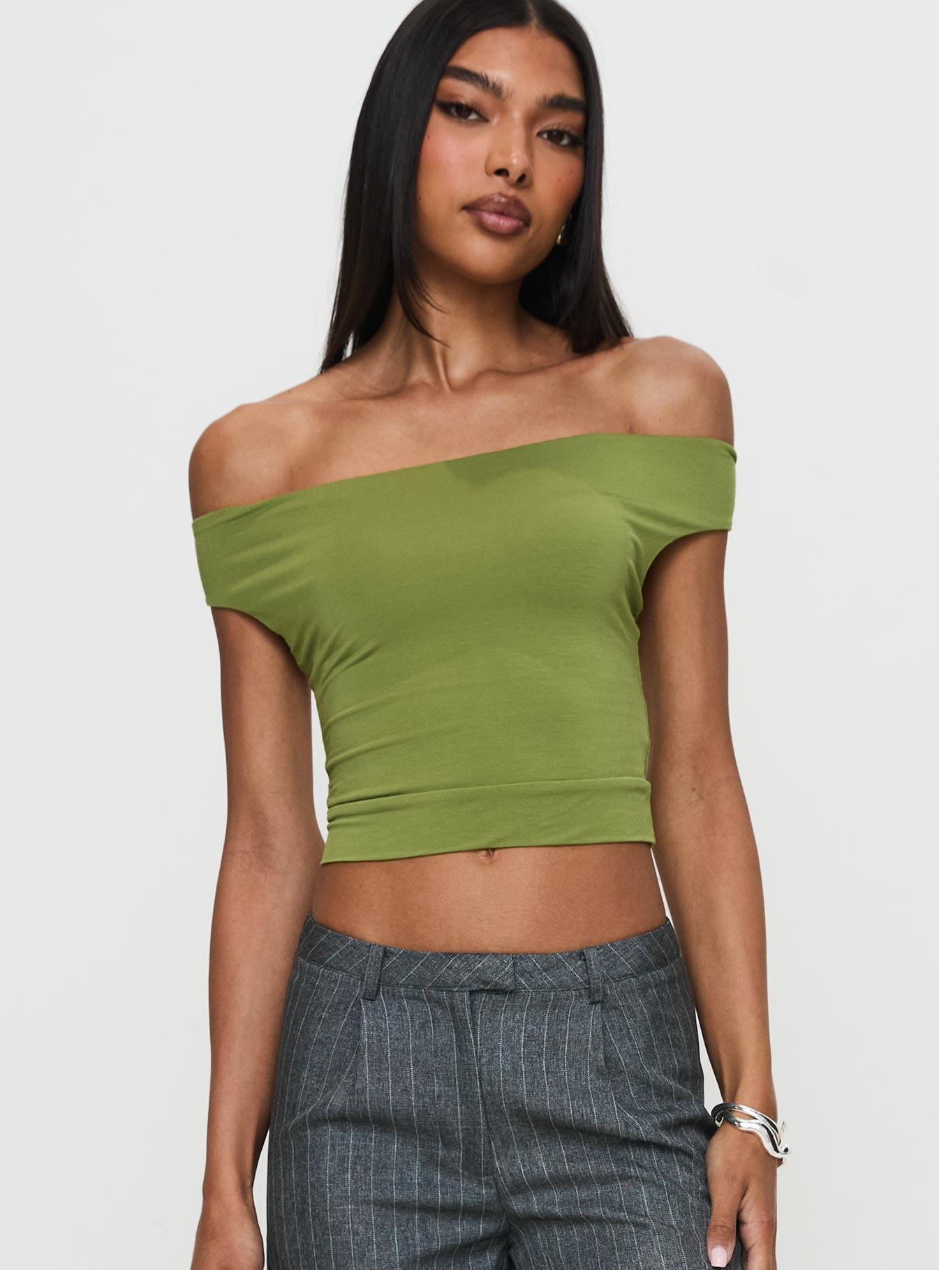 Irina Multi-wear Top Green Product Image