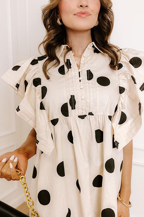 Spotted Around Town Mini Dress Product Image