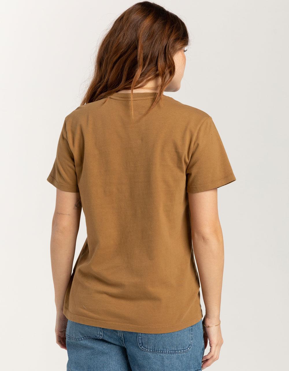VANS Scorp Trip Womens Boyfriend Tee - BROWN Product Image