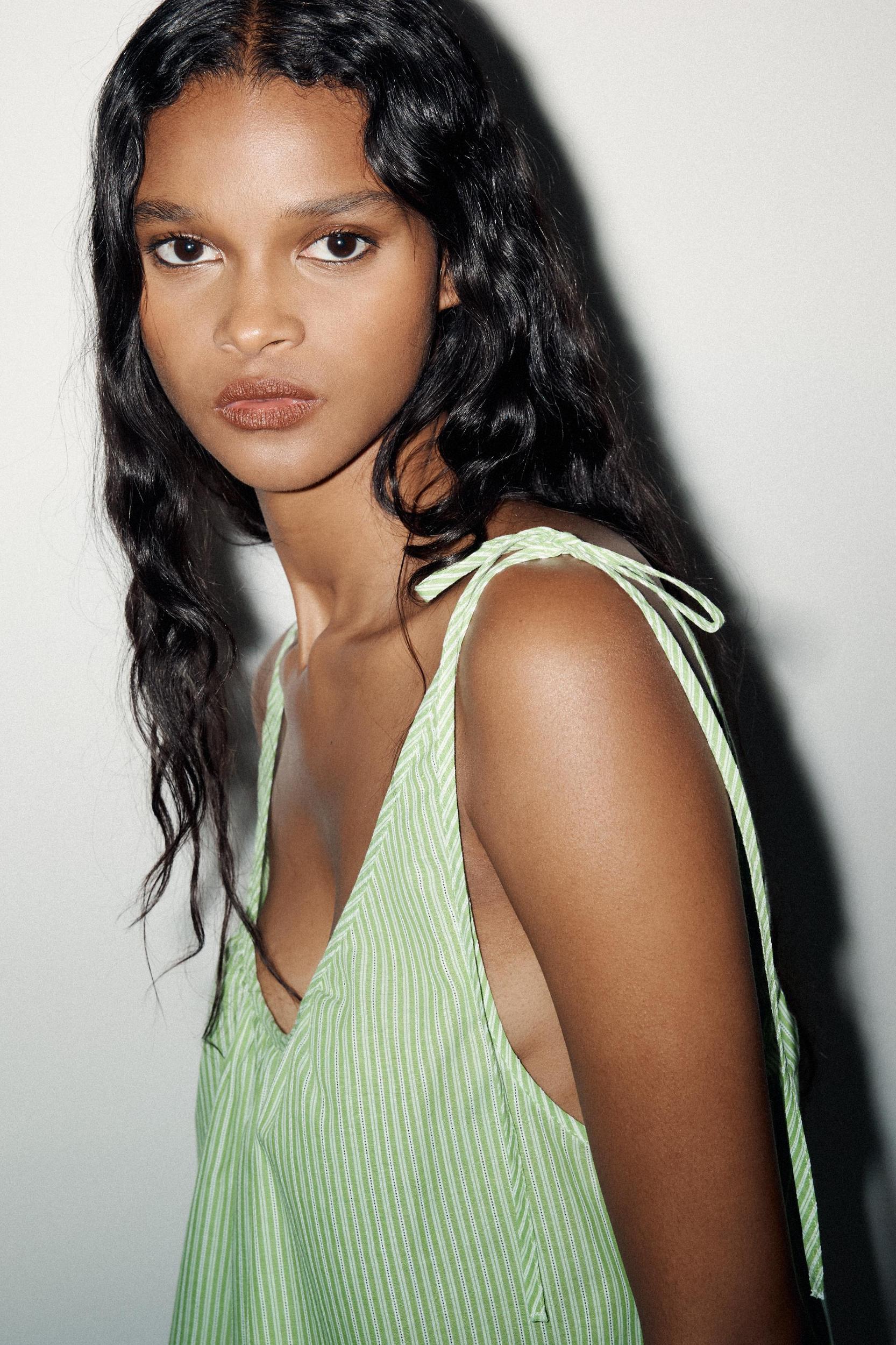 STRIPED STRAPPY TOP Product Image