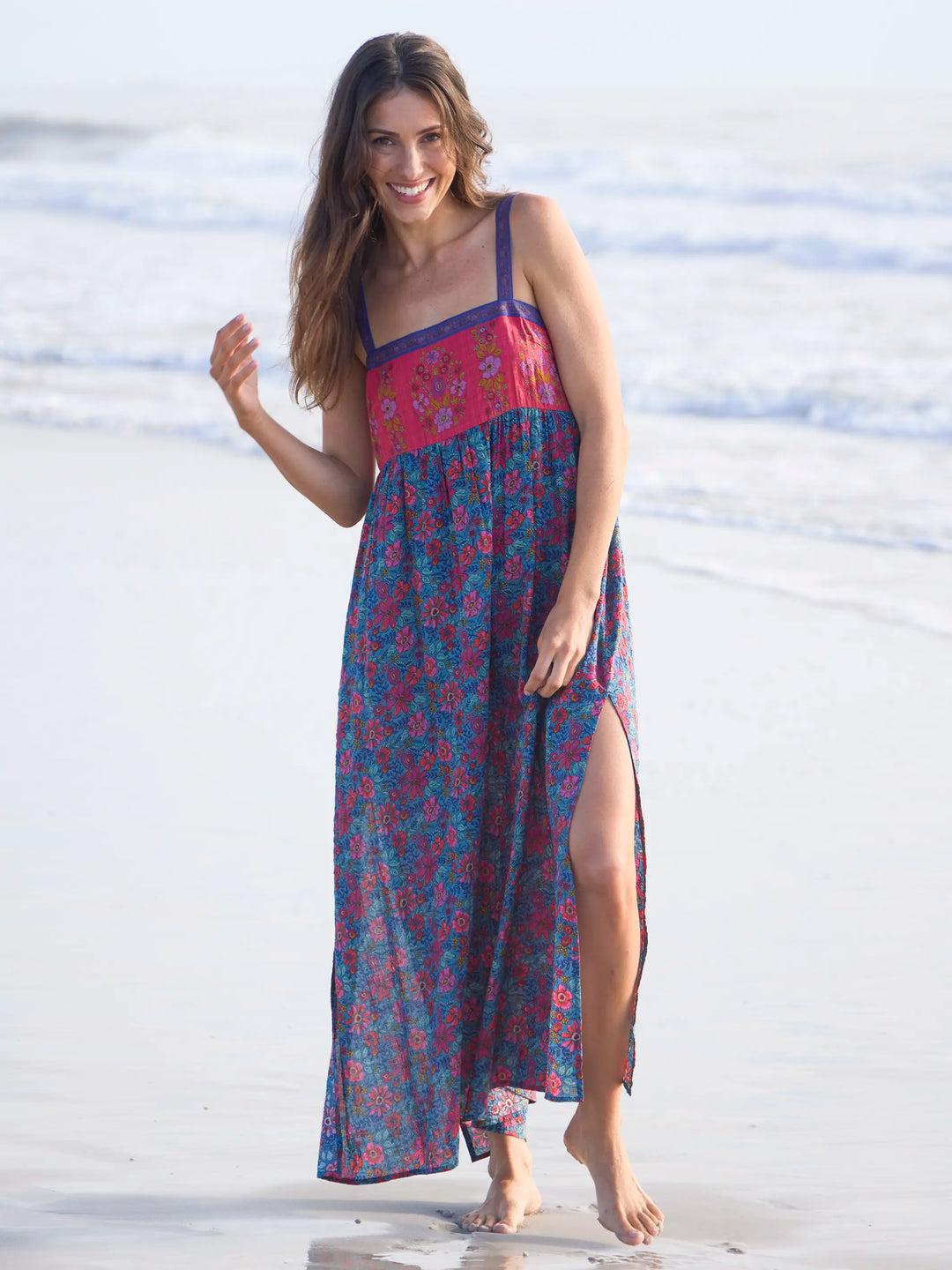 Patti Side Slit Maxi Dress Product Image