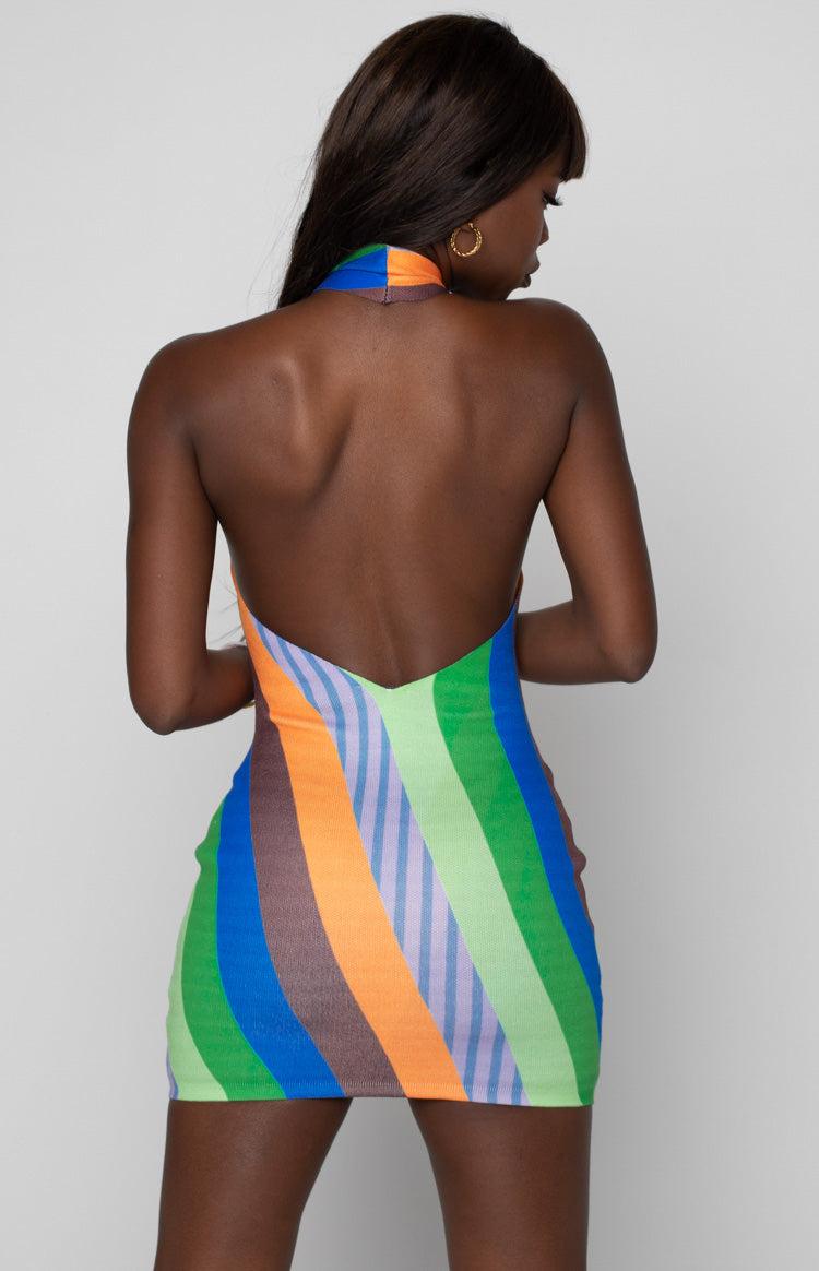Flirtini Halter Dress Multi Product Image