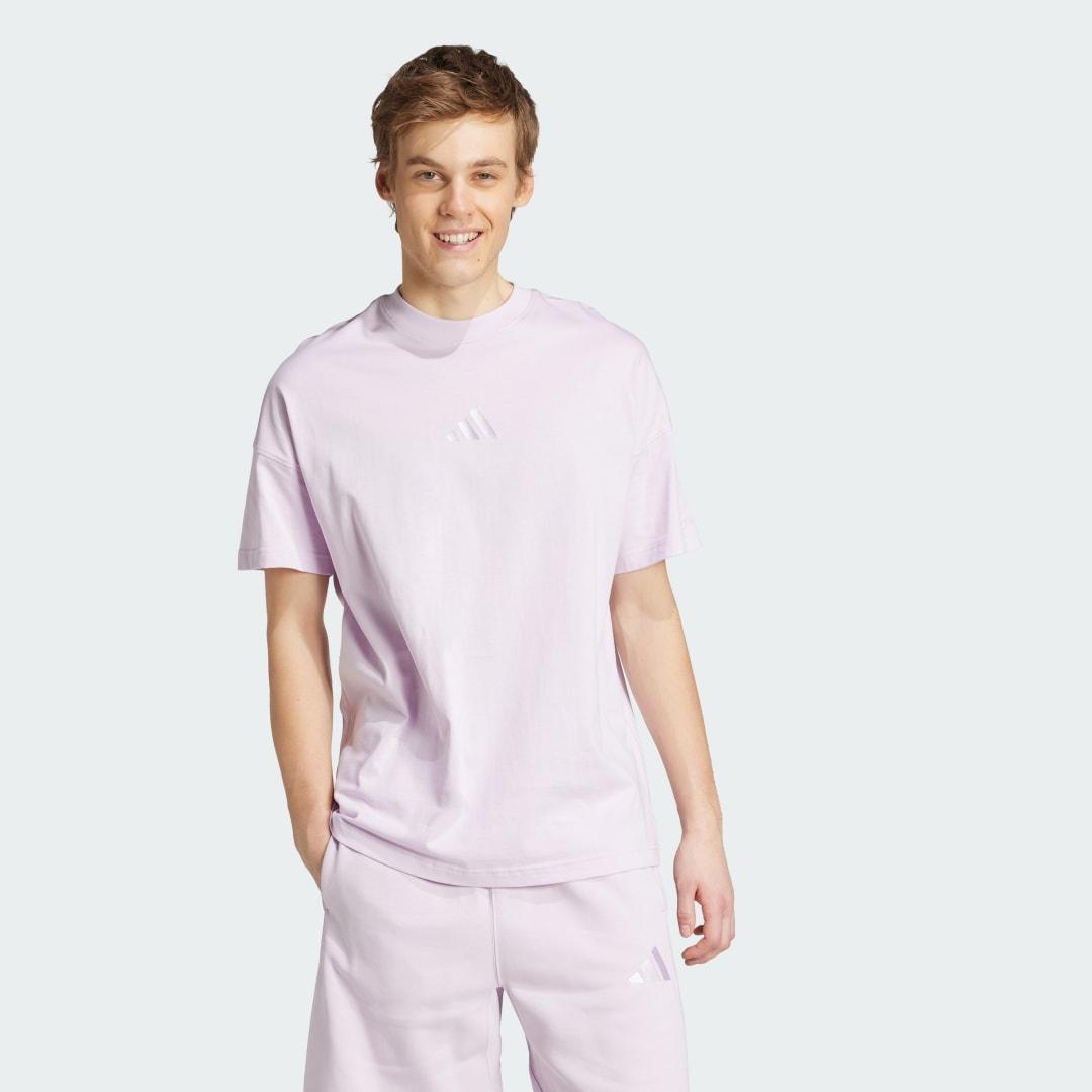 adidas ALL SZN Tee Off White S Mens Product Image