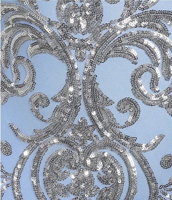 B. Darlin Pattern Sequin Bow Back Bodycon Dress Product Image