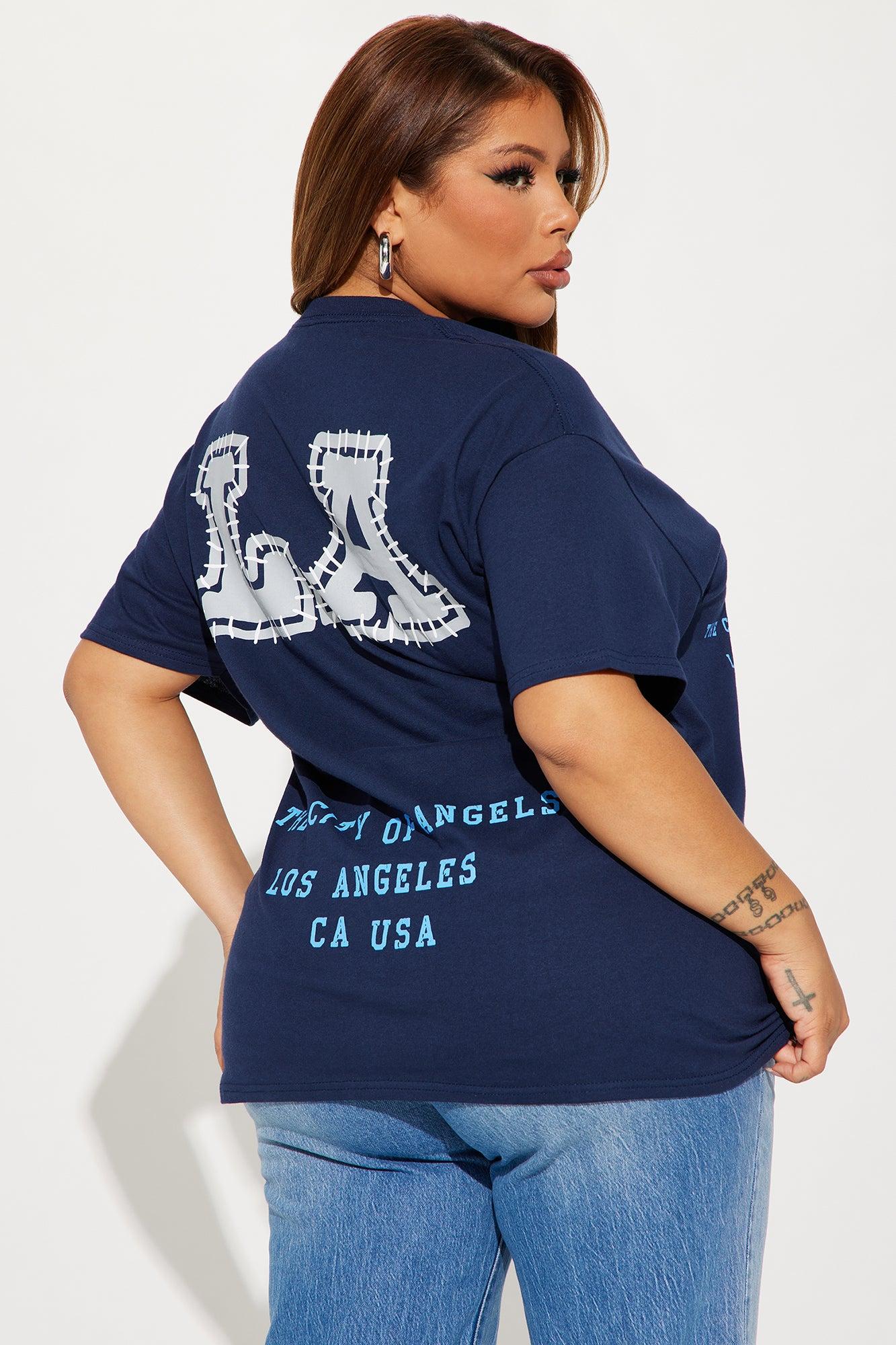 LA Stitched On Me Tee - Navy Product Image
