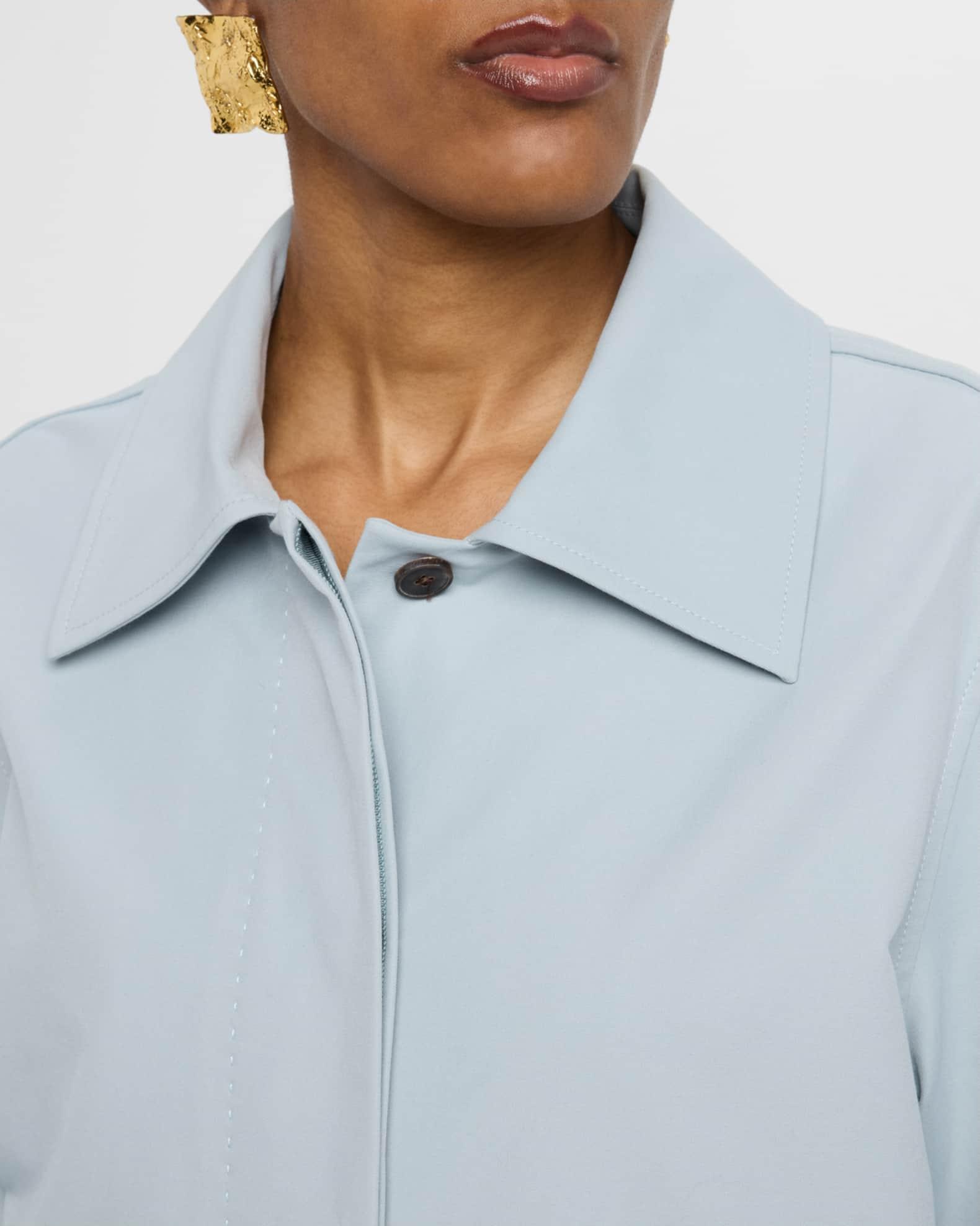 Cropped 3/4-Sleeve Boxy Jacket Product Image