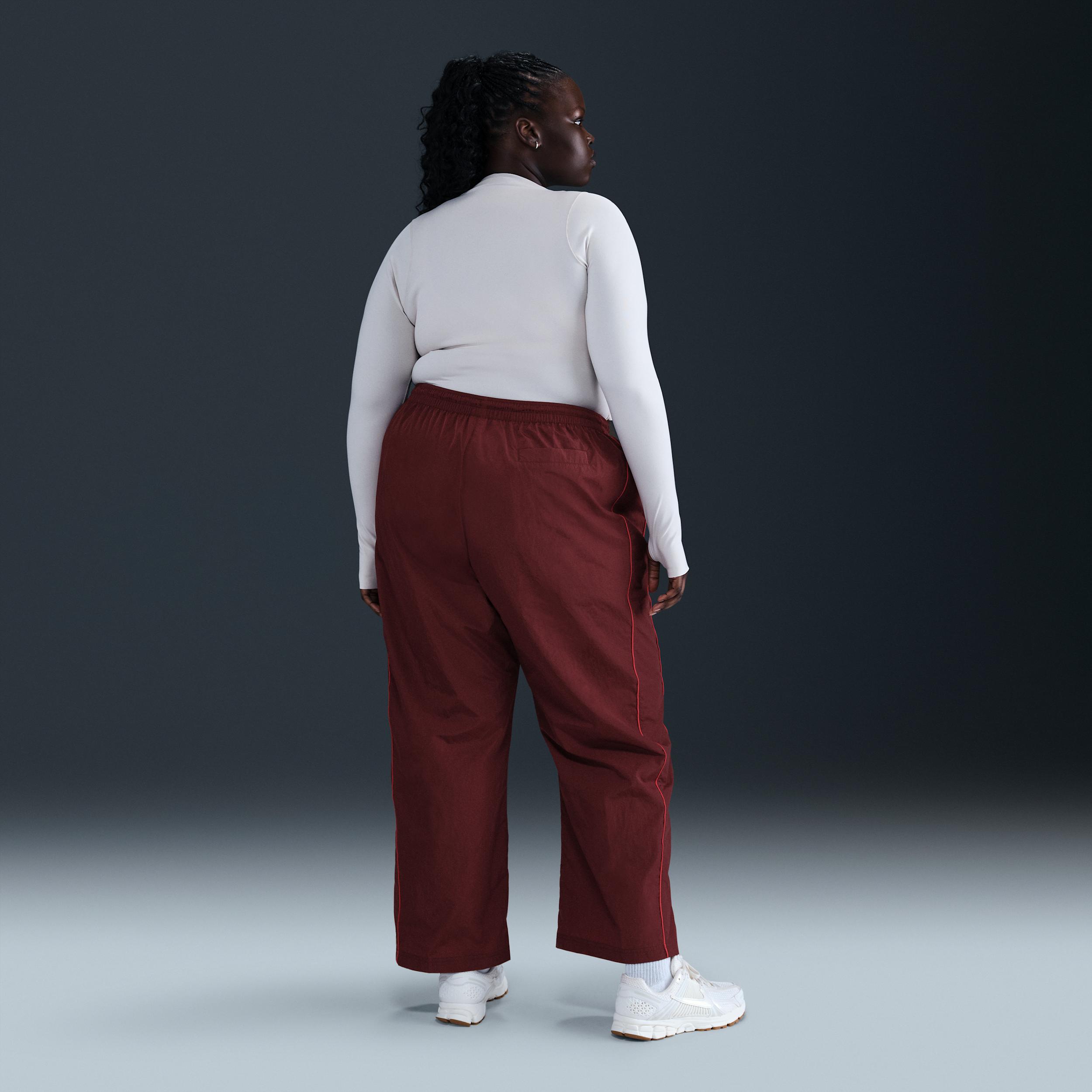 Nike Women's Windrunner High-Waisted Woven Open-Hem Pants (Plus Size) Product Image