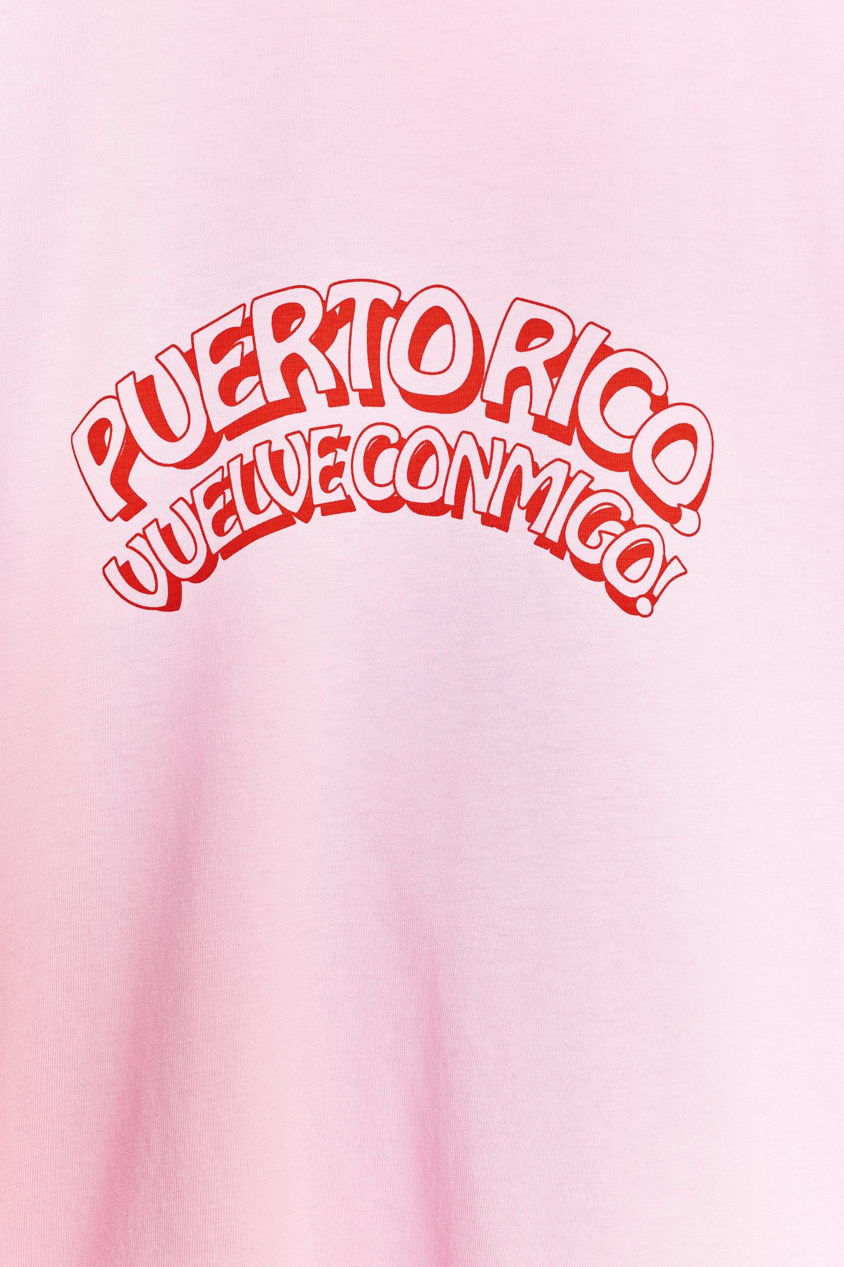 WASHED EFFECT PRINTED T-SHIRT Product Image