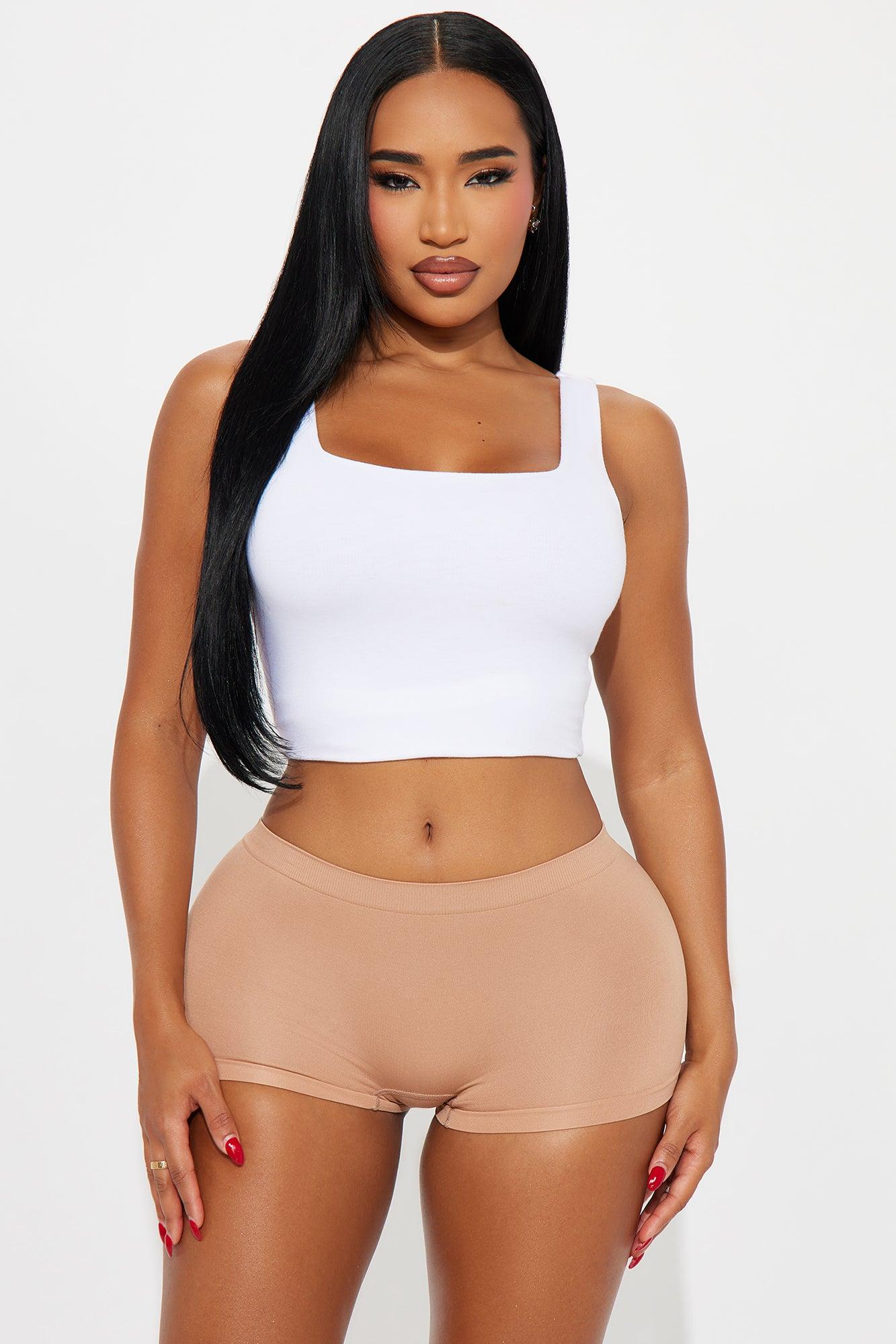 Smooth And Ready Seamless Classic Boyshort Panty - Taupe Female Product Image