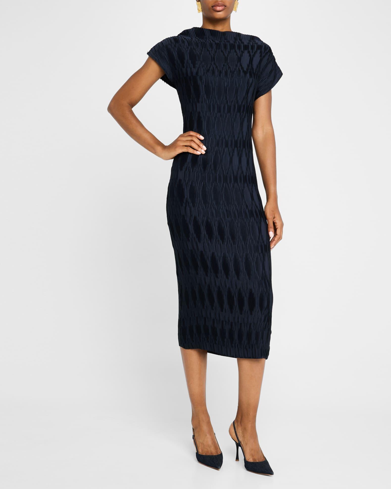 Gramercy Pleated Midi Dress Product Image