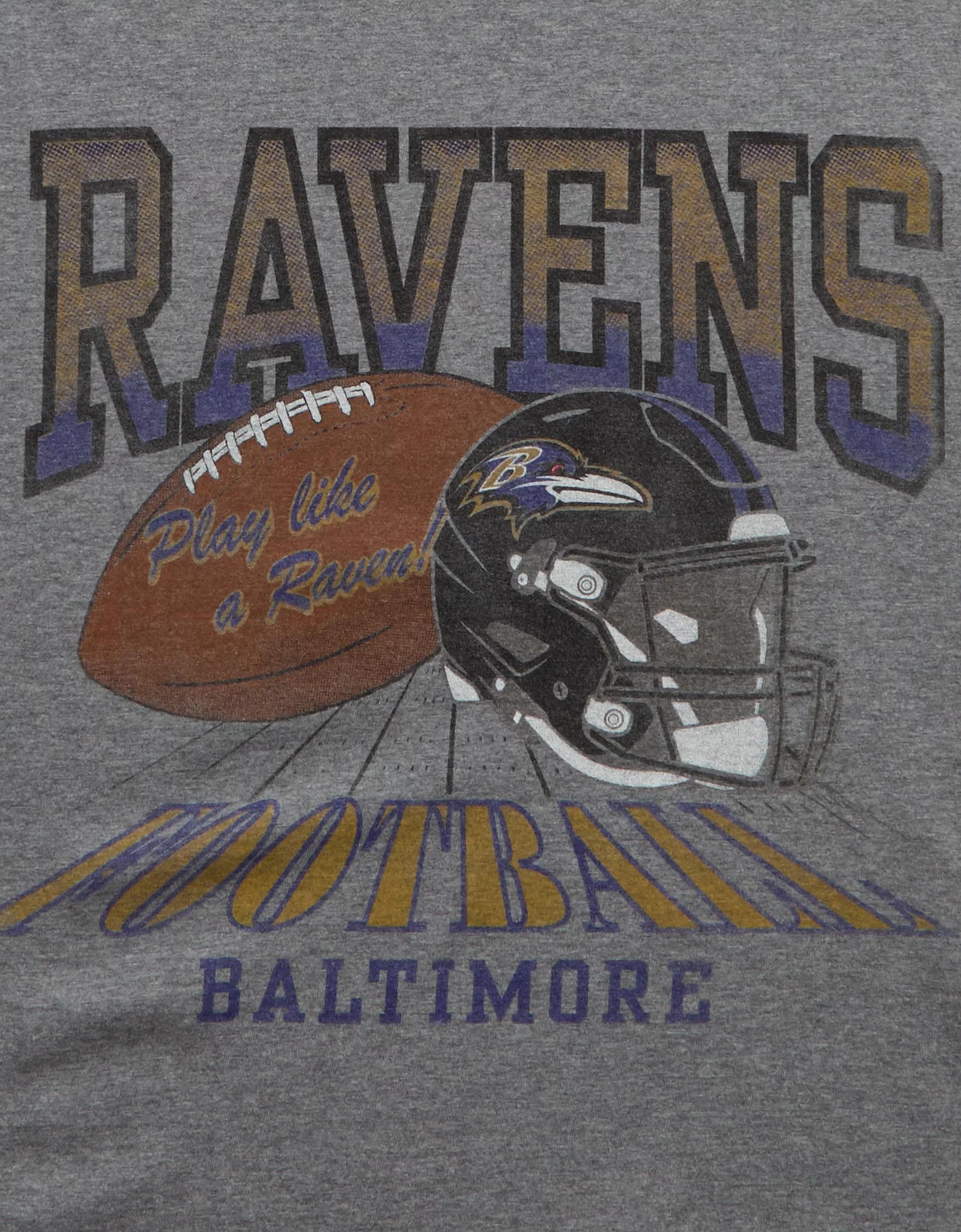 AE Boxy NFL Baltimore Ravens Graphic T-Shirt Product Image
