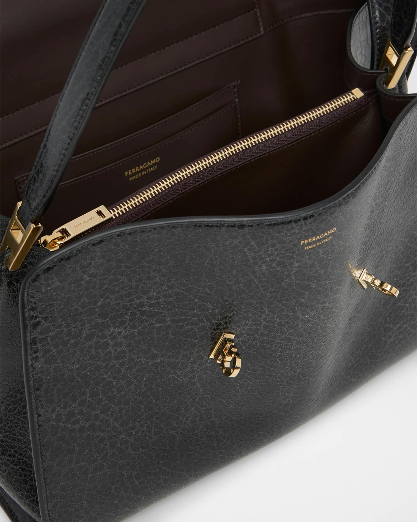 Hug Grain Leather Shoulder Bag Product Image