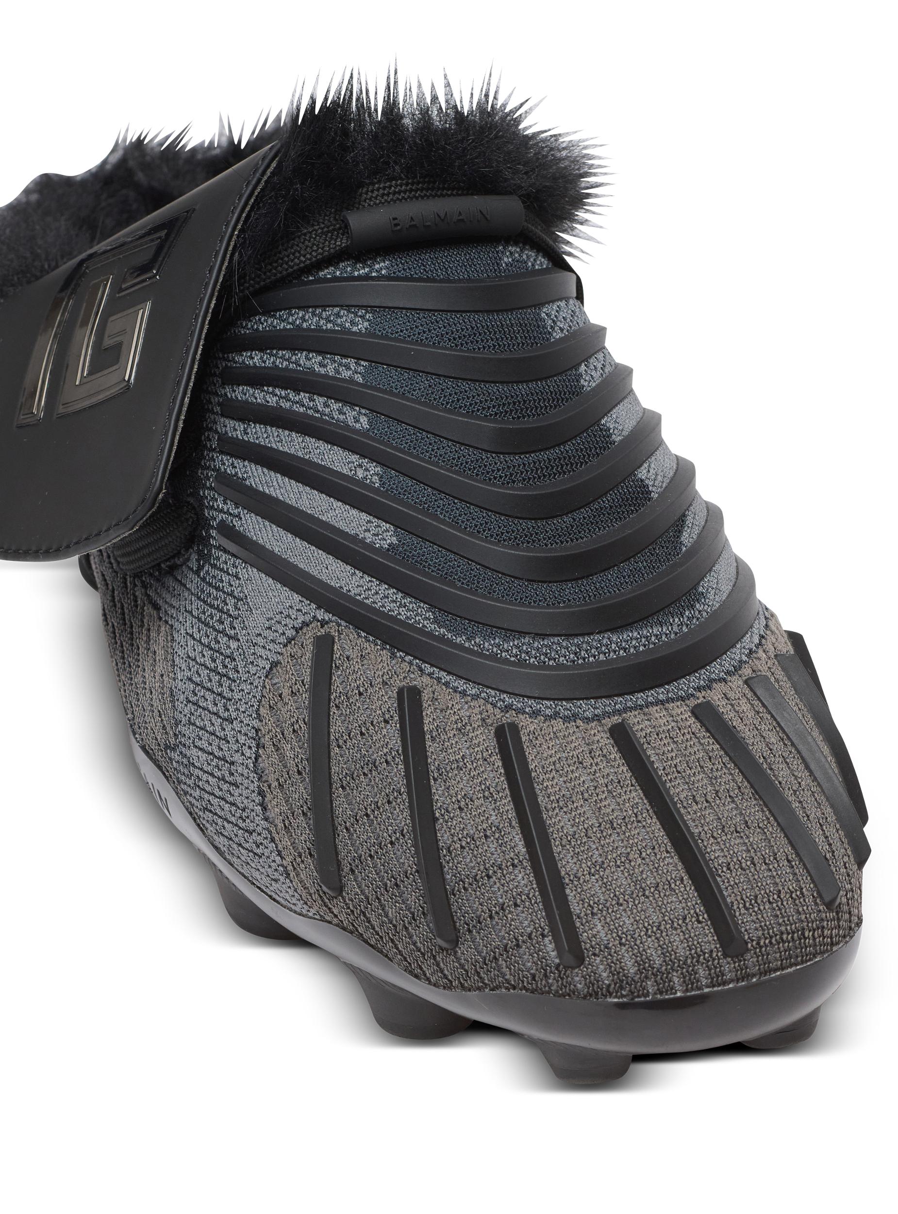 Half Time faux fur-lined mules with technical fabrics Product Image