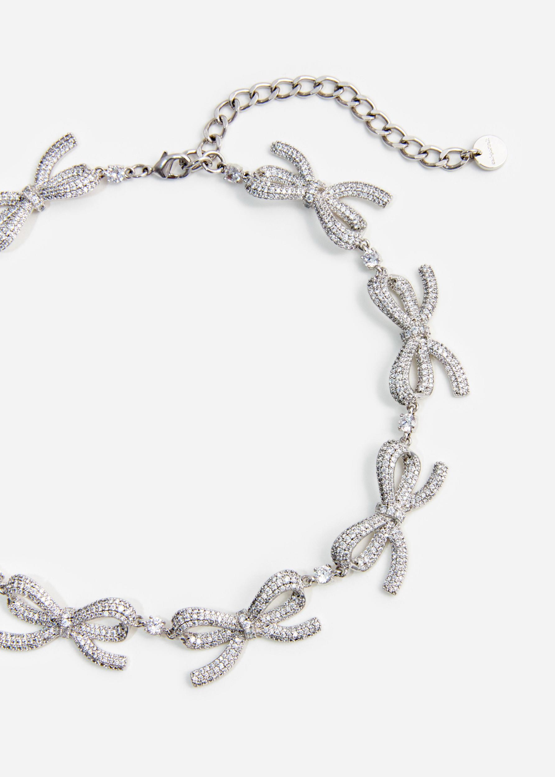 Crystal Bows Necklace Product Image