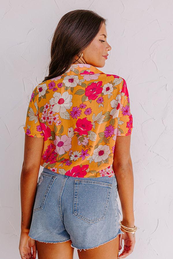 Blissful Beats Floral Top Product Image