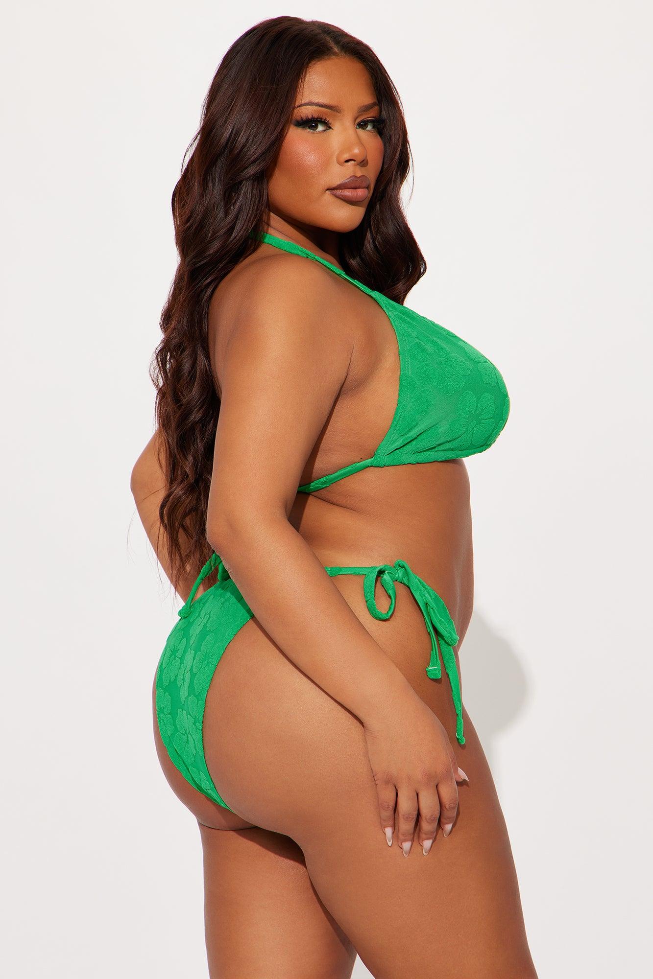 Joan 4 Piece Bikini Set - Kelly Green Product Image