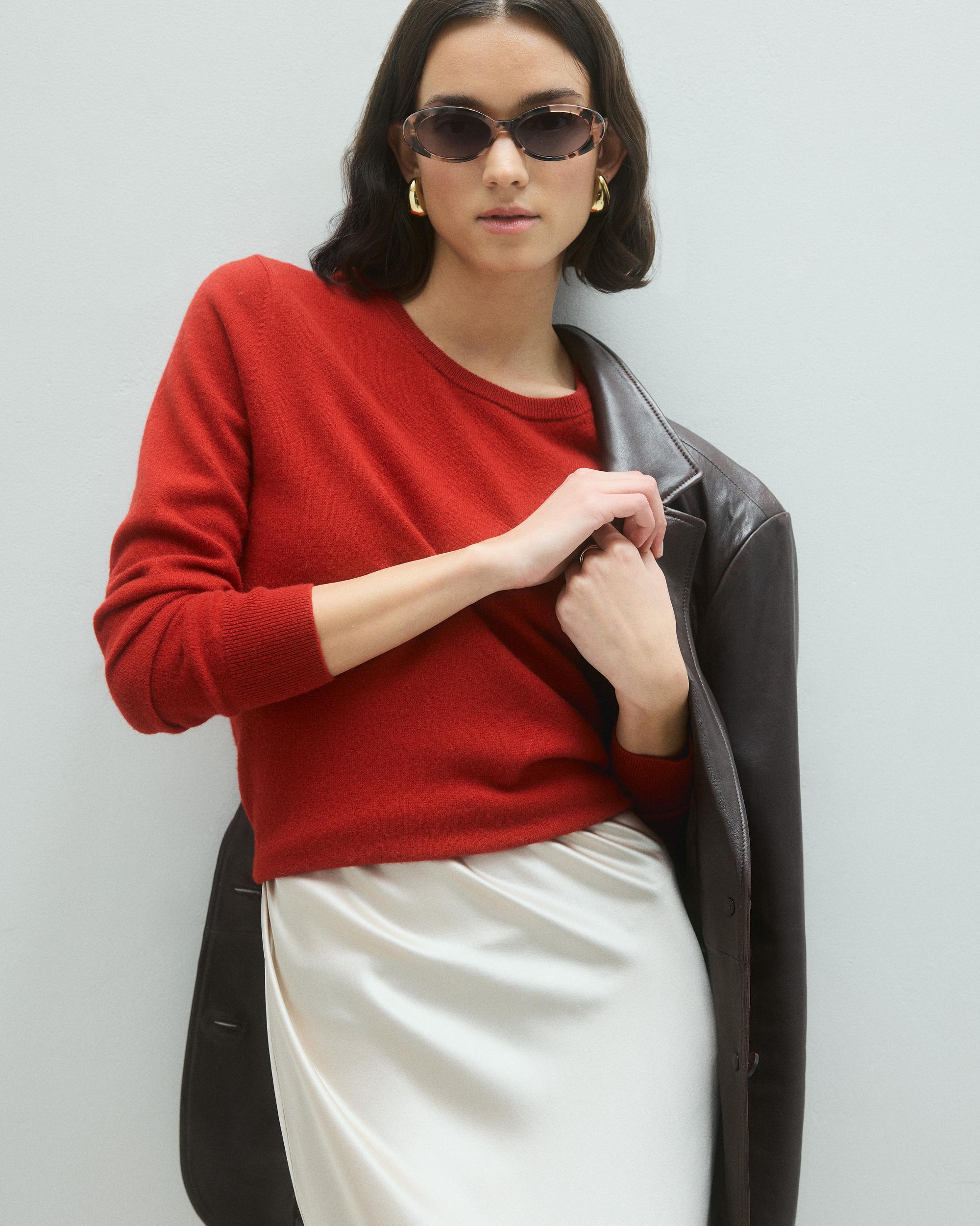 Quince | Women's Mongolian Cashmere Crewneck Sweater Product Image
