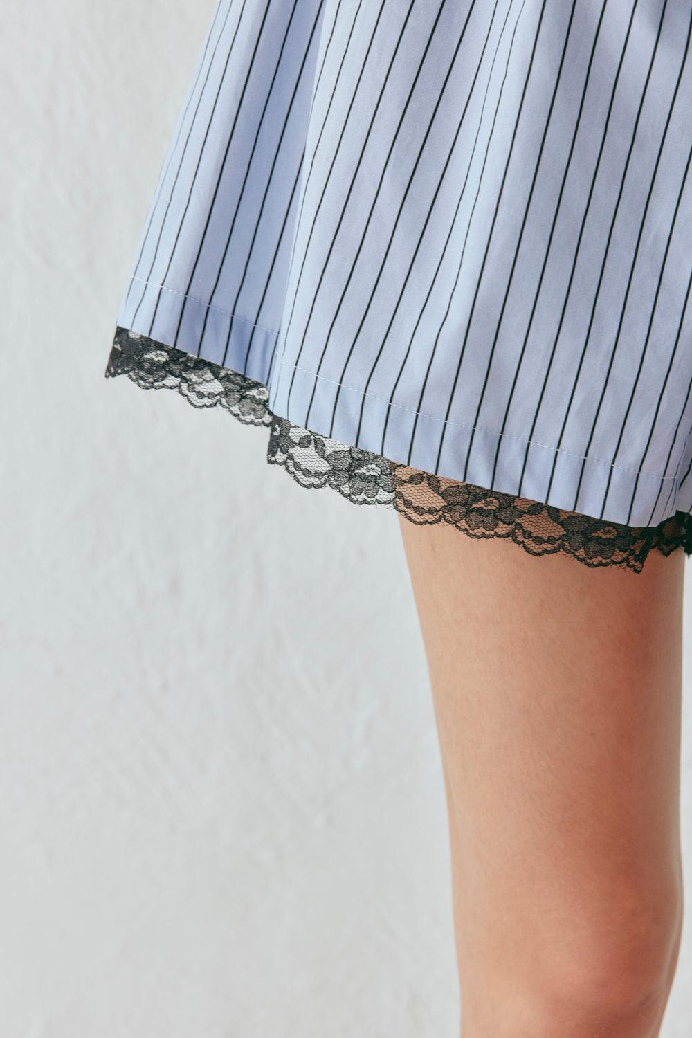 June Shirt Blue Stripe Product Image