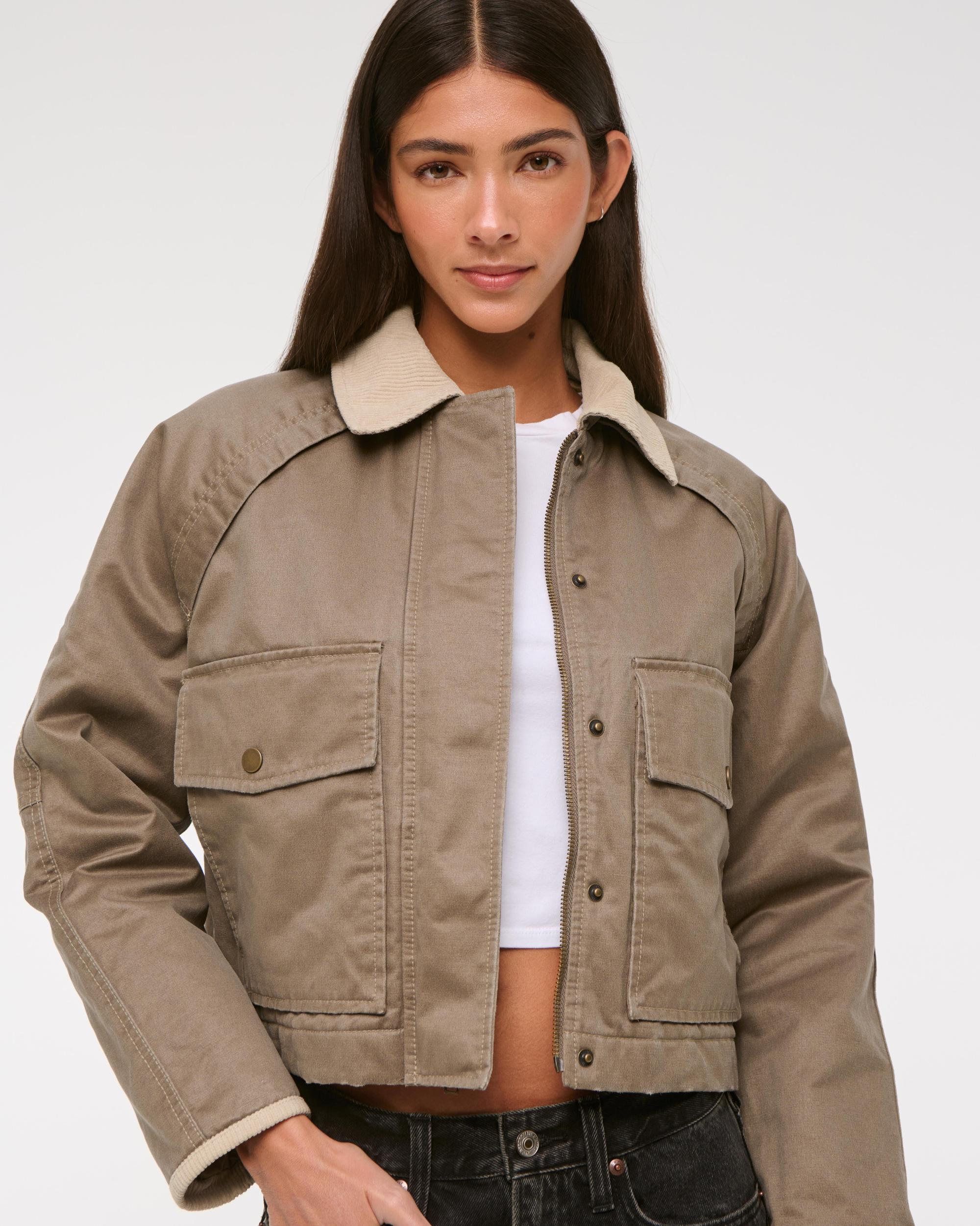 Short Waxed Chore Jacket Product Image